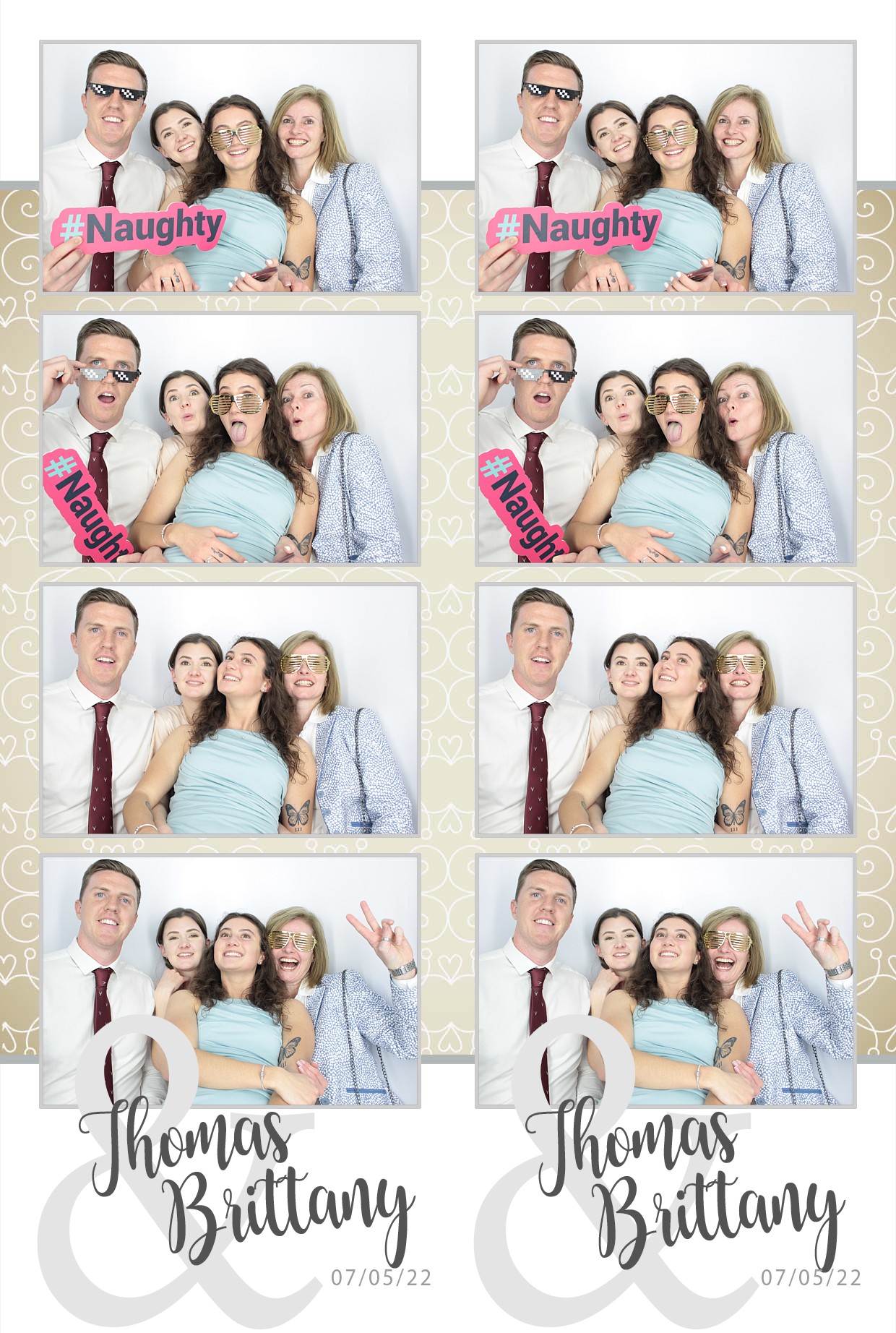 Thomas & brittany's Wedding  | View more photos from the event at gallery.myphotoboothexperience.co.uk/u/MyPhotoBoothExperienceLtd/Thomas-brittanys-Wedding