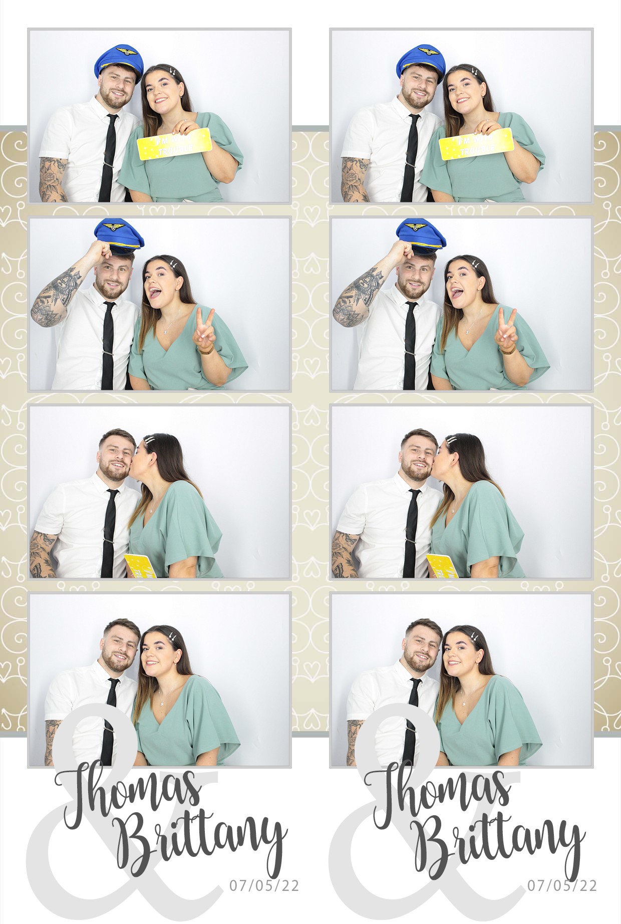 Thomas & brittany's Wedding  | View more photos from the event at gallery.myphotoboothexperience.co.uk/u/MyPhotoBoothExperienceLtd/Thomas-brittanys-Wedding