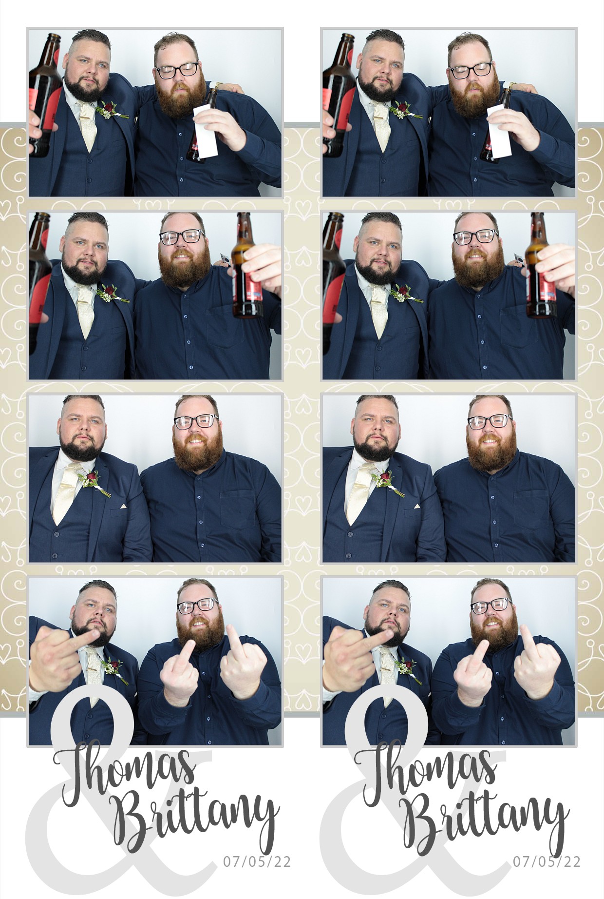 Thomas & brittany's Wedding  | View more photos from the event at gallery.myphotoboothexperience.co.uk/u/MyPhotoBoothExperienceLtd/Thomas-brittanys-Wedding