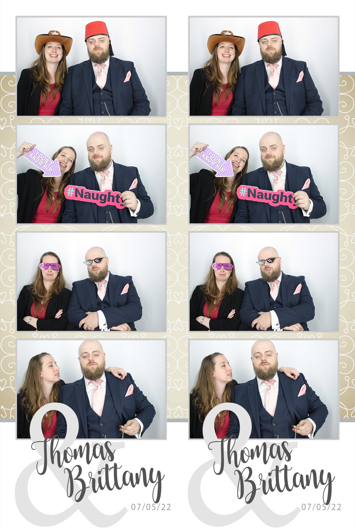 Thomas & brittany's Wedding  | View more photos from the event at gallery.myphotoboothexperience.co.uk/u/MyPhotoBoothExperienceLtd/Thomas-brittanys-Wedding
