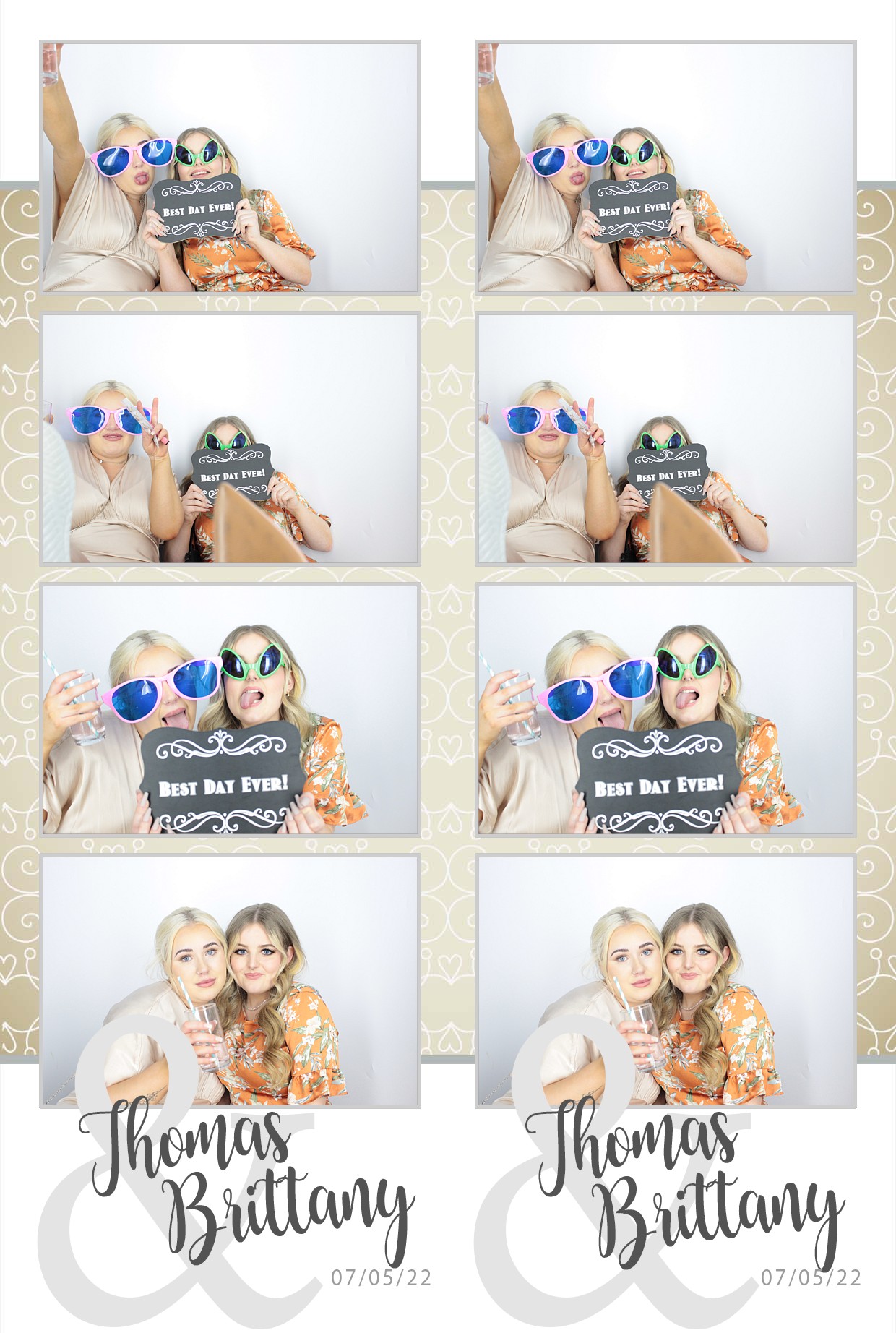 Thomas & brittany's Wedding  | View more photos from the event at gallery.myphotoboothexperience.co.uk/u/MyPhotoBoothExperienceLtd/Thomas-brittanys-Wedding