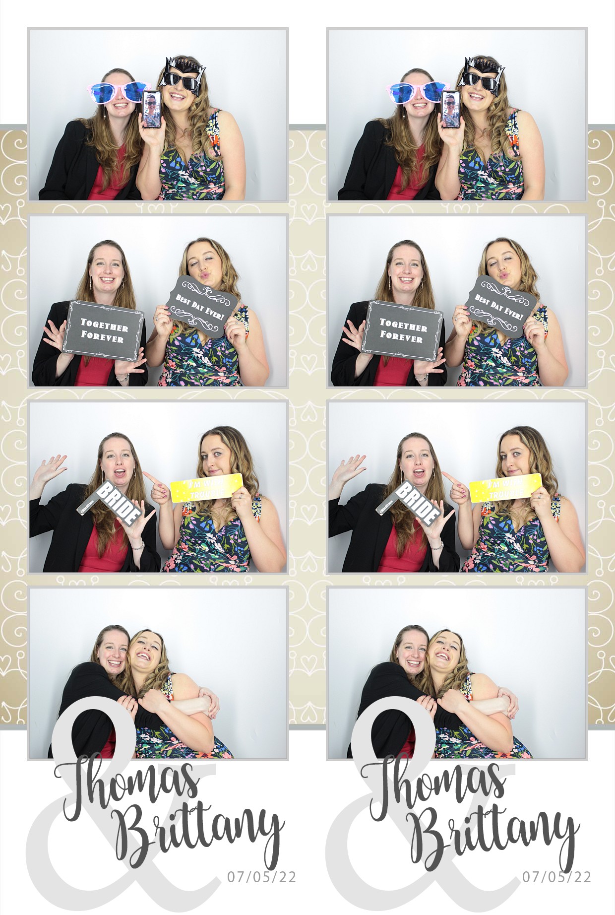 Thomas & brittany's Wedding  | View more photos from the event at gallery.myphotoboothexperience.co.uk/u/MyPhotoBoothExperienceLtd/Thomas-brittanys-Wedding