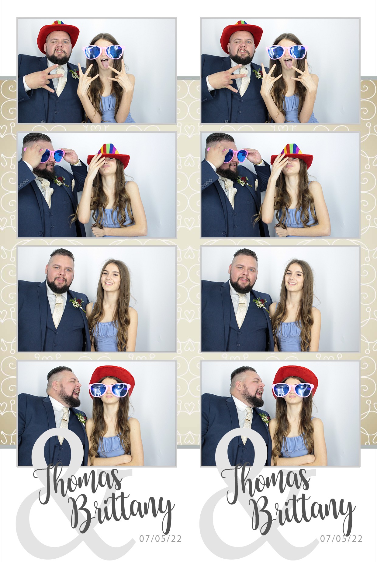 Thomas & brittany's Wedding  | View more photos from the event at gallery.myphotoboothexperience.co.uk/u/MyPhotoBoothExperienceLtd/Thomas-brittanys-Wedding