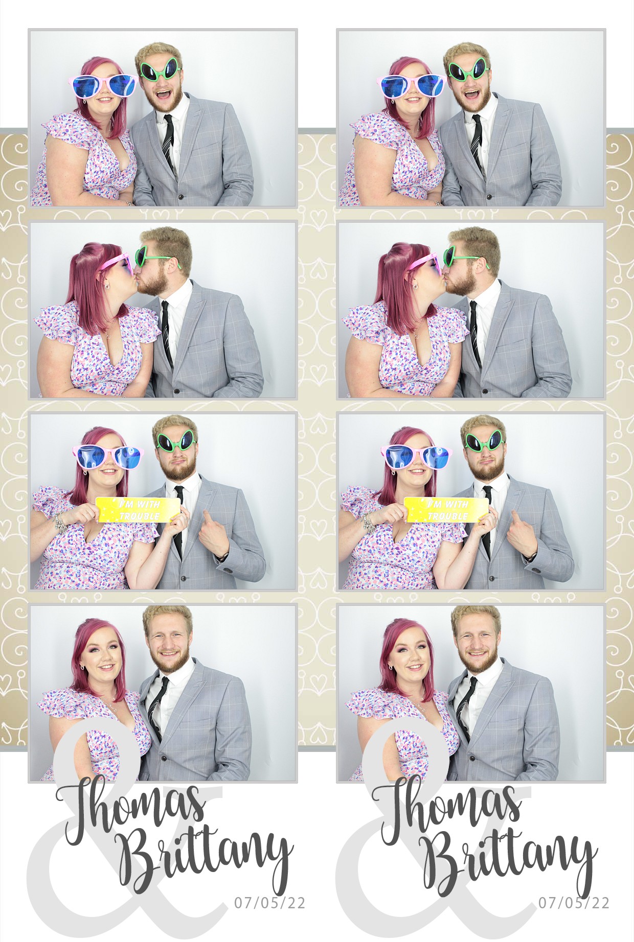 Thomas & brittany's Wedding  | View more photos from the event at gallery.myphotoboothexperience.co.uk/u/MyPhotoBoothExperienceLtd/Thomas-brittanys-Wedding