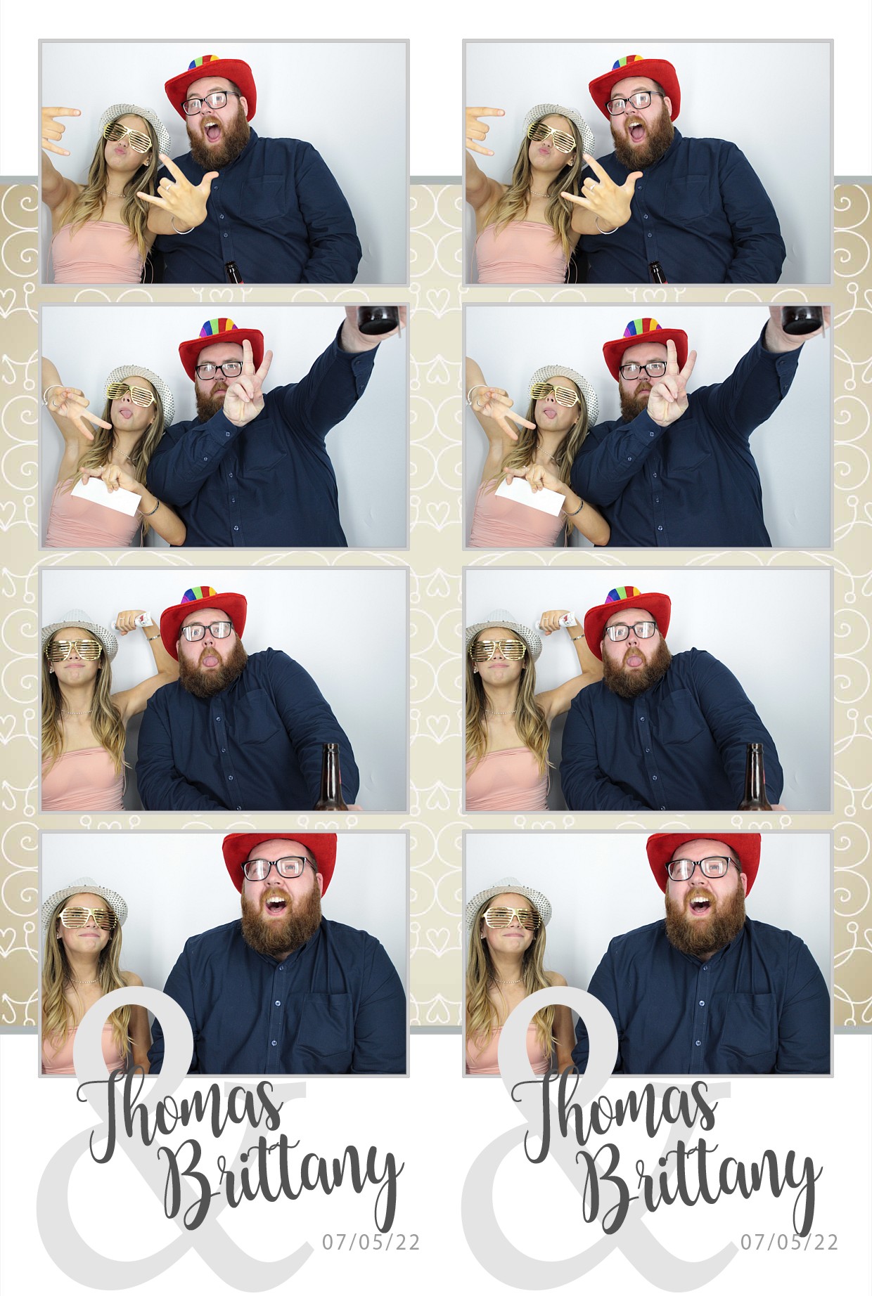 Thomas & brittany's Wedding  | View more photos from the event at gallery.myphotoboothexperience.co.uk/u/MyPhotoBoothExperienceLtd/Thomas-brittanys-Wedding