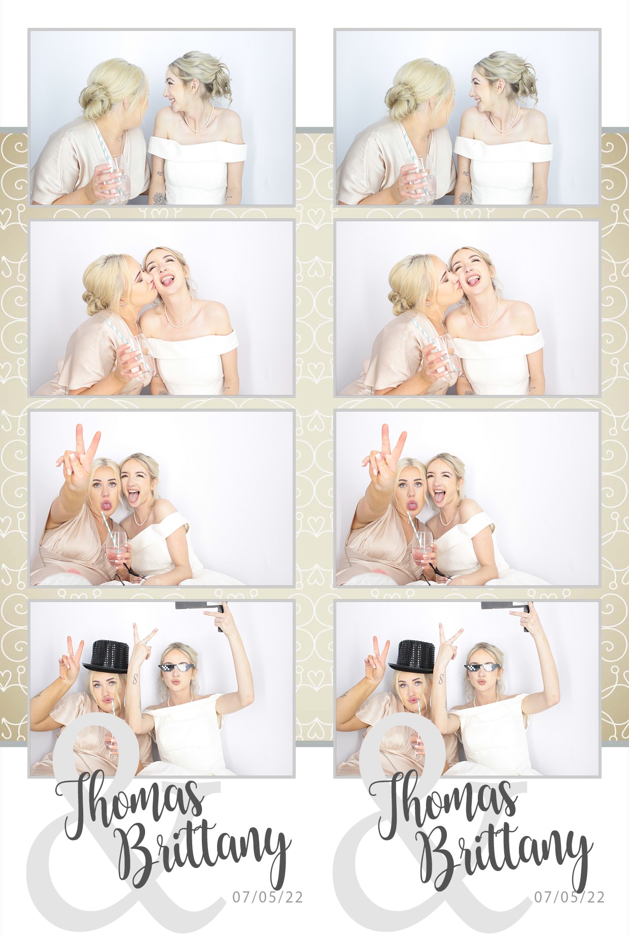 Thomas & brittany's Wedding  | View more photos from the event at gallery.myphotoboothexperience.co.uk/u/MyPhotoBoothExperienceLtd/Thomas-brittanys-Wedding