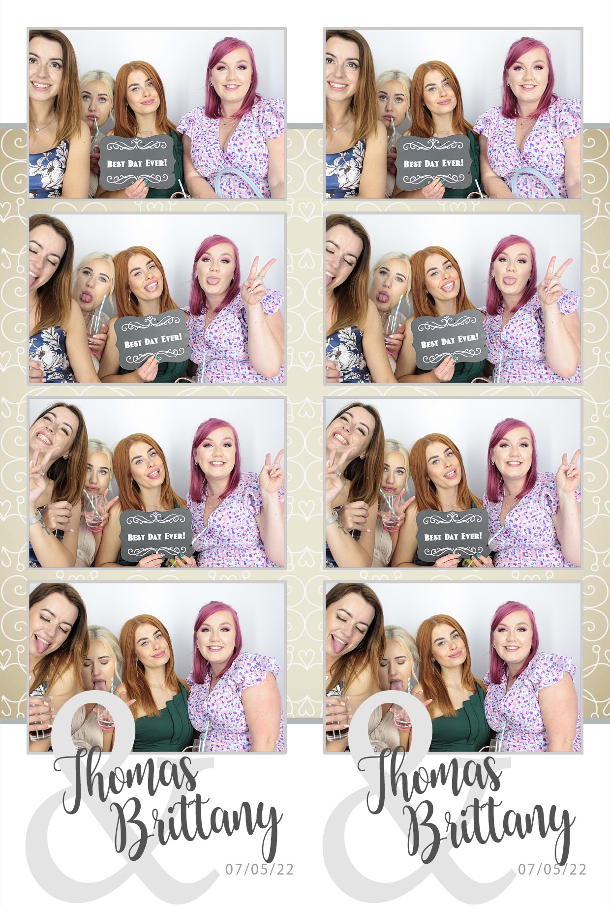 Thomas & brittany's Wedding  | View more photos from the event at gallery.myphotoboothexperience.co.uk/u/MyPhotoBoothExperienceLtd/Thomas-brittanys-Wedding