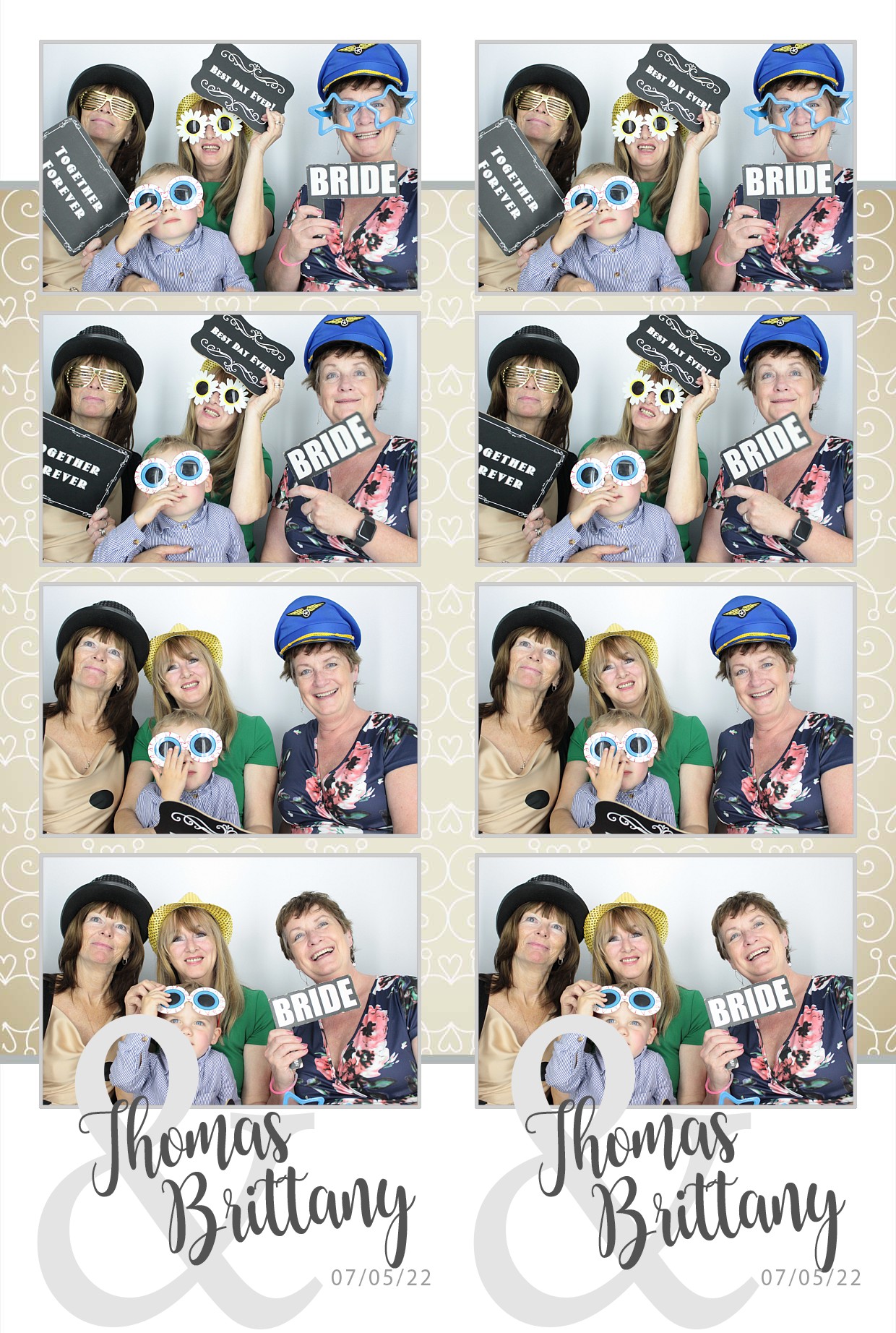 Thomas & brittany's Wedding  | View more photos from the event at gallery.myphotoboothexperience.co.uk/u/MyPhotoBoothExperienceLtd/Thomas-brittanys-Wedding