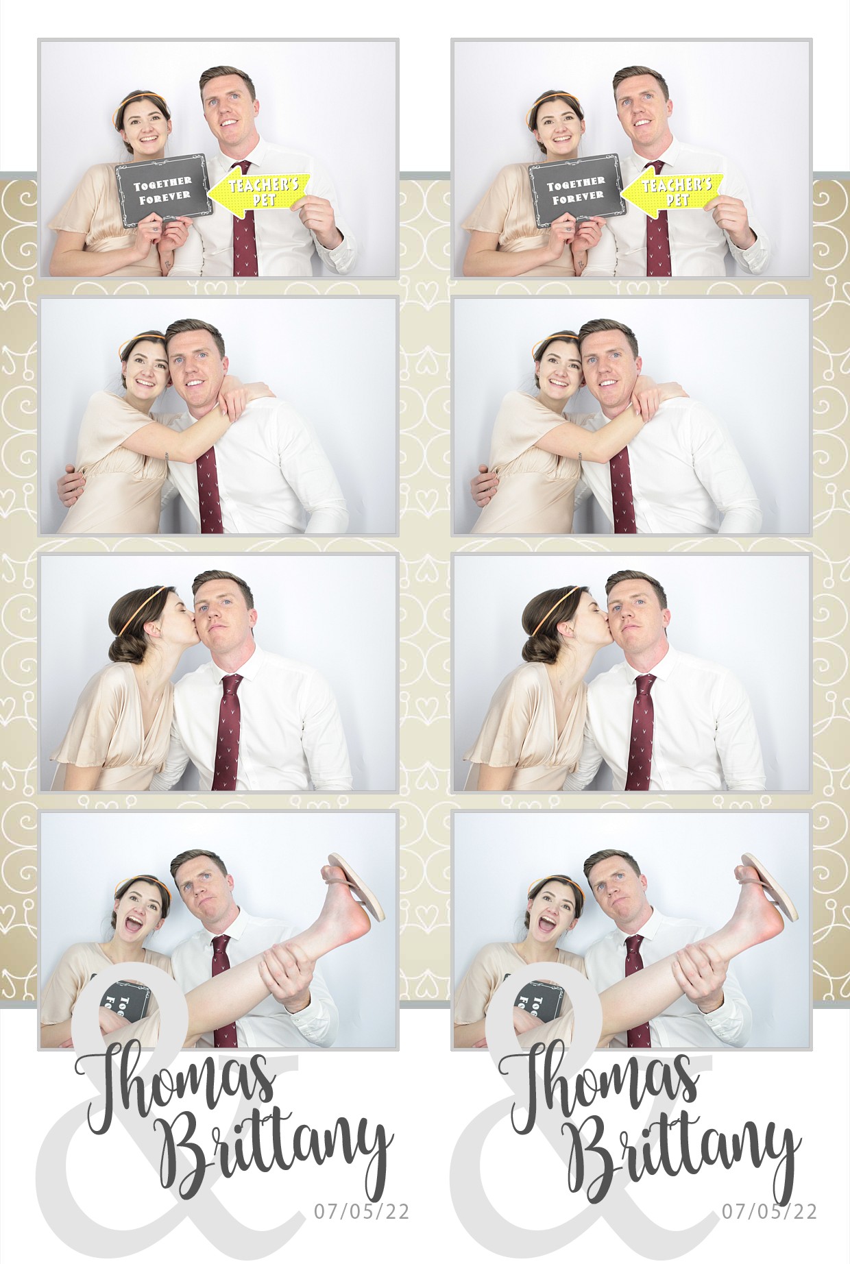 Thomas & brittany's Wedding  | View more photos from the event at gallery.myphotoboothexperience.co.uk/u/MyPhotoBoothExperienceLtd/Thomas-brittanys-Wedding