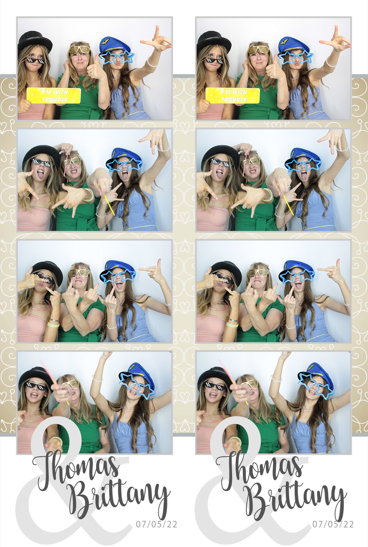 Thomas & brittany's Wedding  | View more photos from the event at gallery.myphotoboothexperience.co.uk/u/MyPhotoBoothExperienceLtd/Thomas-brittanys-Wedding