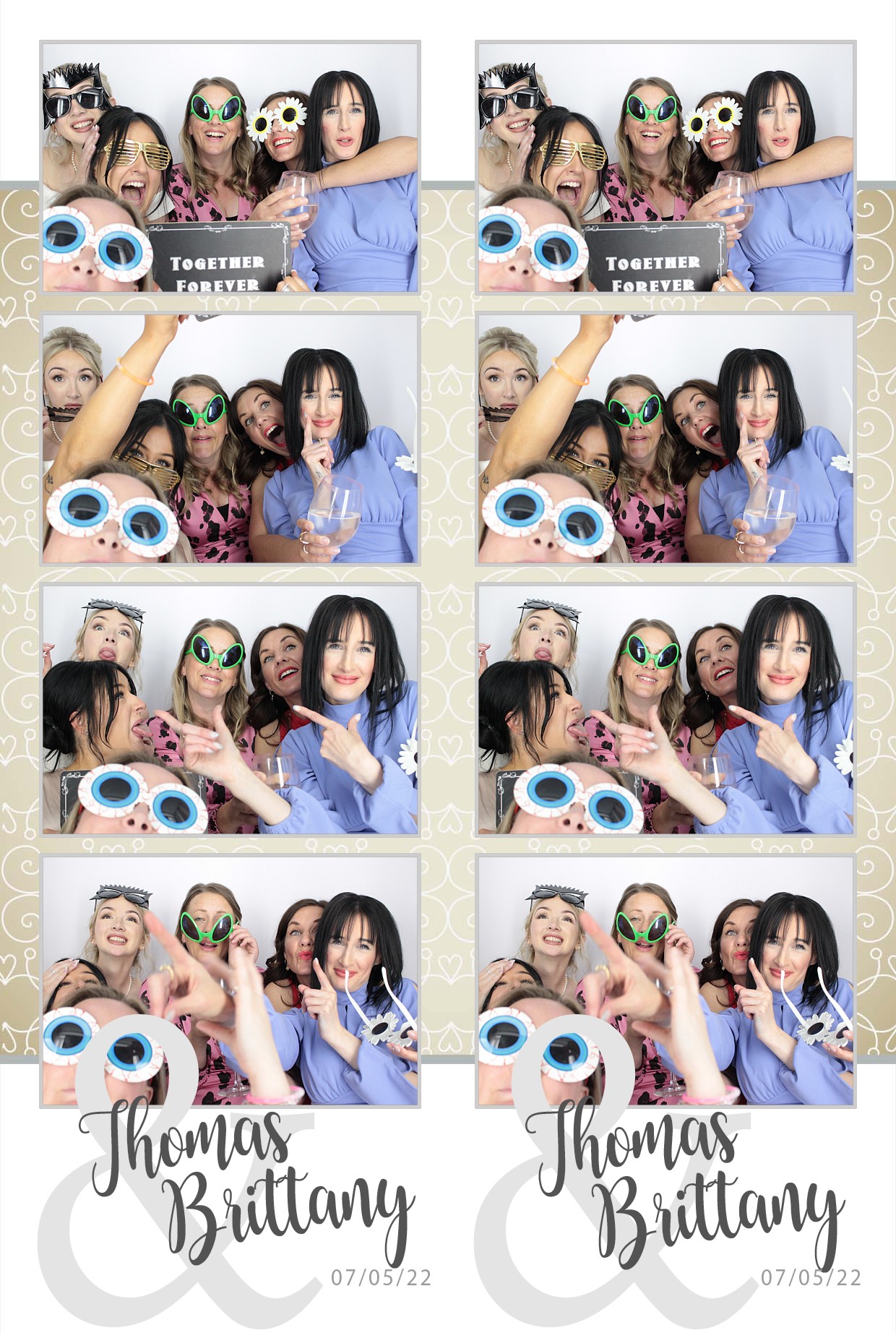 Thomas & brittany's Wedding  | View more photos from the event at gallery.myphotoboothexperience.co.uk/u/MyPhotoBoothExperienceLtd/Thomas-brittanys-Wedding
