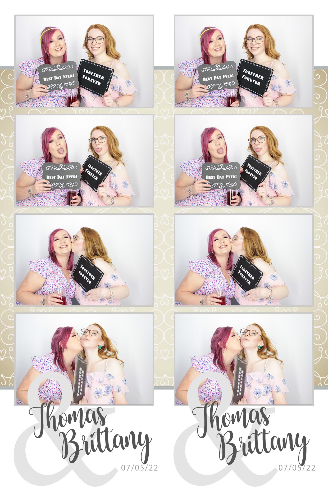 Thomas & brittany's Wedding  | View more photos from the event at gallery.myphotoboothexperience.co.uk/u/MyPhotoBoothExperienceLtd/Thomas-brittanys-Wedding