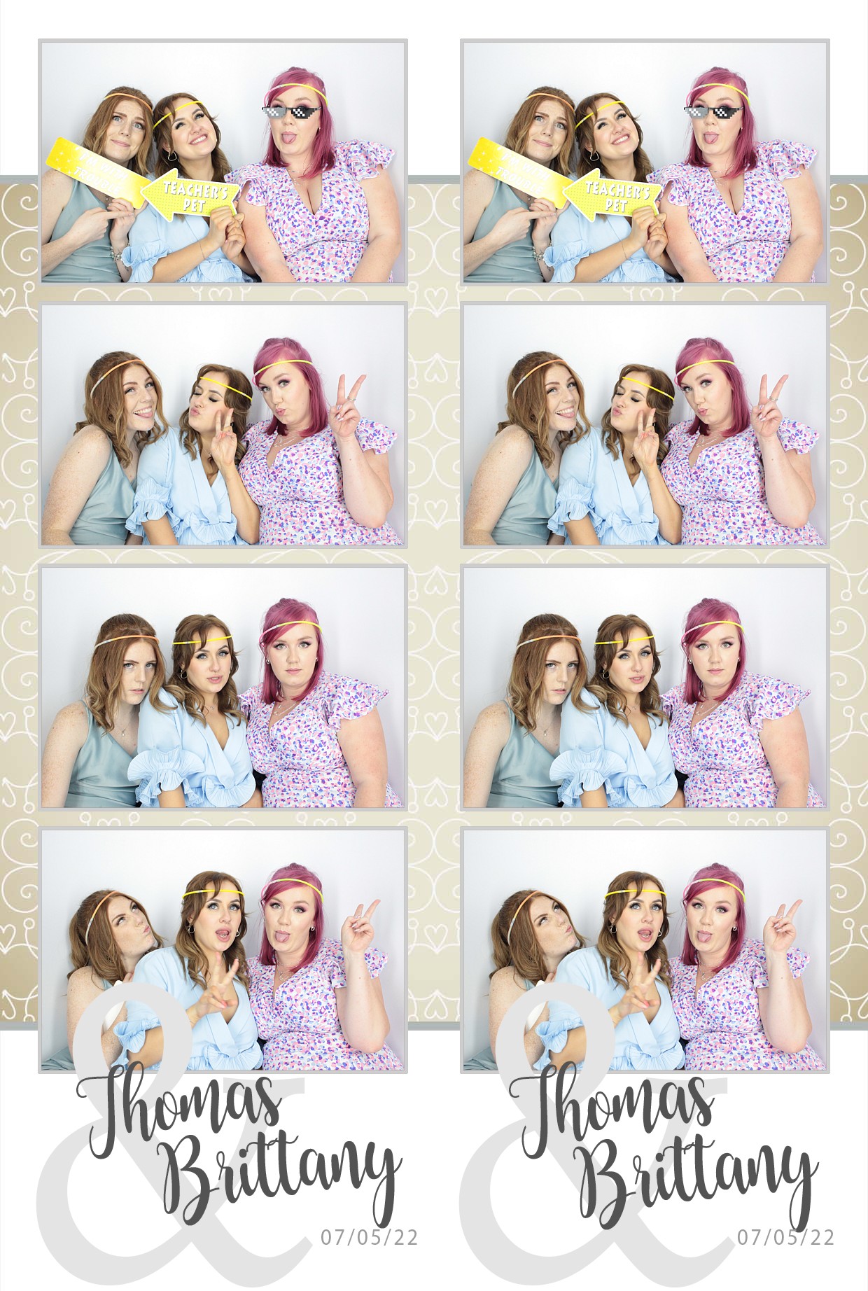 Thomas & brittany's Wedding  | View more photos from the event at gallery.myphotoboothexperience.co.uk/u/MyPhotoBoothExperienceLtd/Thomas-brittanys-Wedding