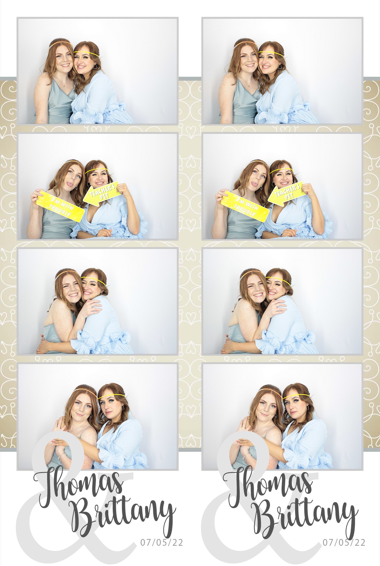 Thomas & brittany's Wedding  | View more photos from the event at gallery.myphotoboothexperience.co.uk/u/MyPhotoBoothExperienceLtd/Thomas-brittanys-Wedding