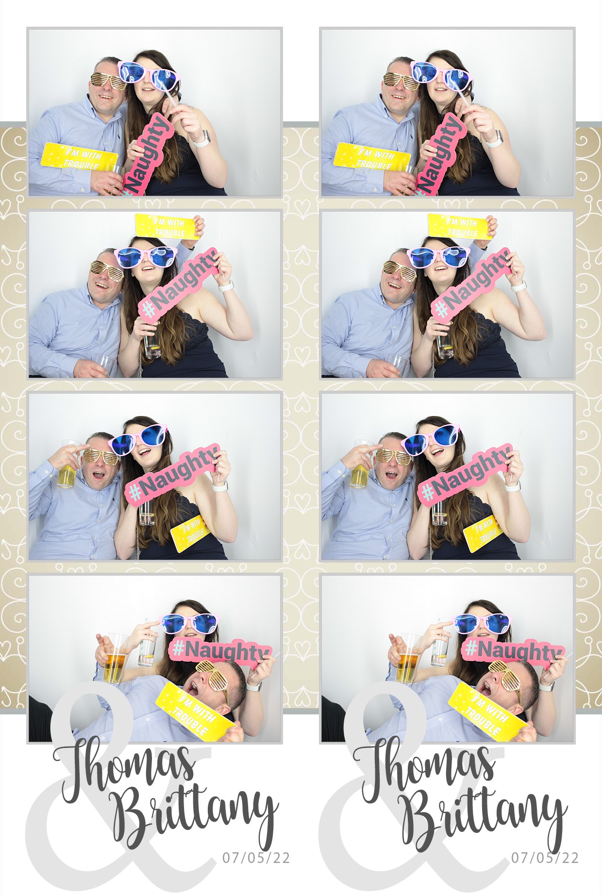 Thomas & brittany's Wedding  | View more photos from the event at gallery.myphotoboothexperience.co.uk/u/MyPhotoBoothExperienceLtd/Thomas-brittanys-Wedding