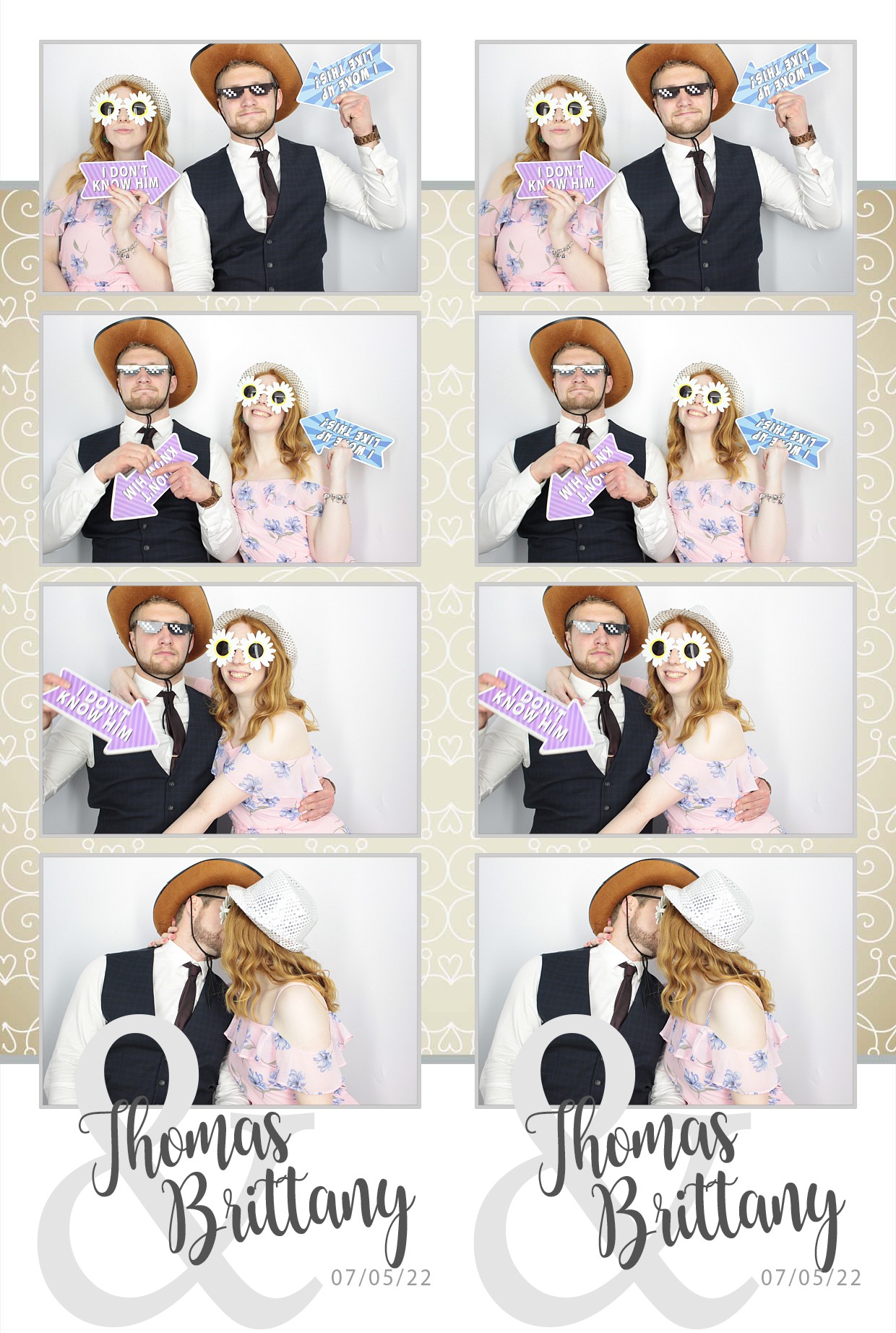 Thomas & brittany's Wedding  | View more photos from the event at gallery.myphotoboothexperience.co.uk/u/MyPhotoBoothExperienceLtd/Thomas-brittanys-Wedding