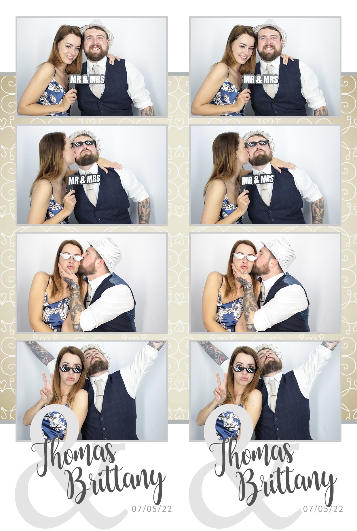 Thomas & brittany's Wedding  | View more photos from the event at gallery.myphotoboothexperience.co.uk/u/MyPhotoBoothExperienceLtd/Thomas-brittanys-Wedding