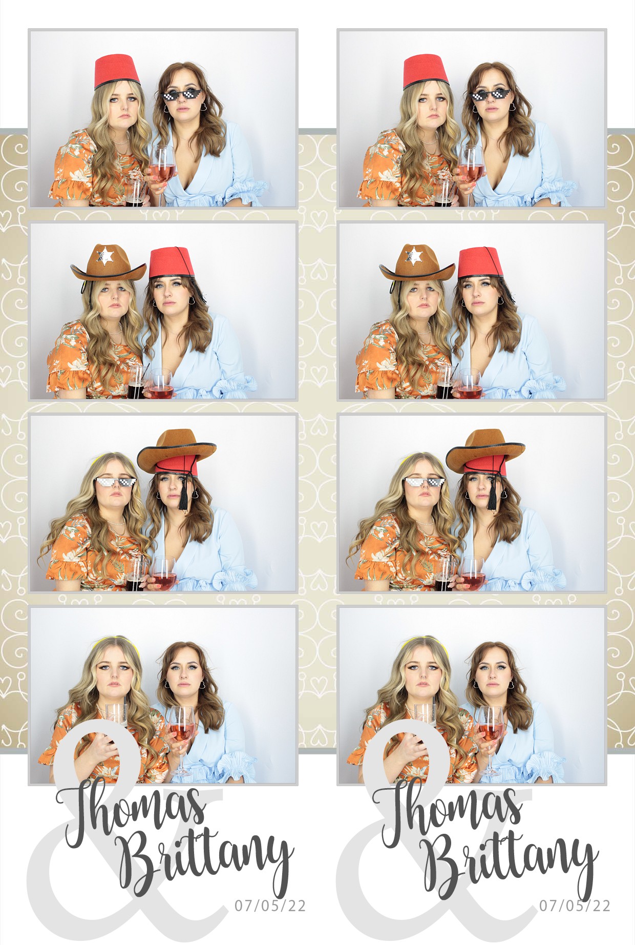 Thomas & brittany's Wedding  | View more photos from the event at gallery.myphotoboothexperience.co.uk/u/MyPhotoBoothExperienceLtd/Thomas-brittanys-Wedding