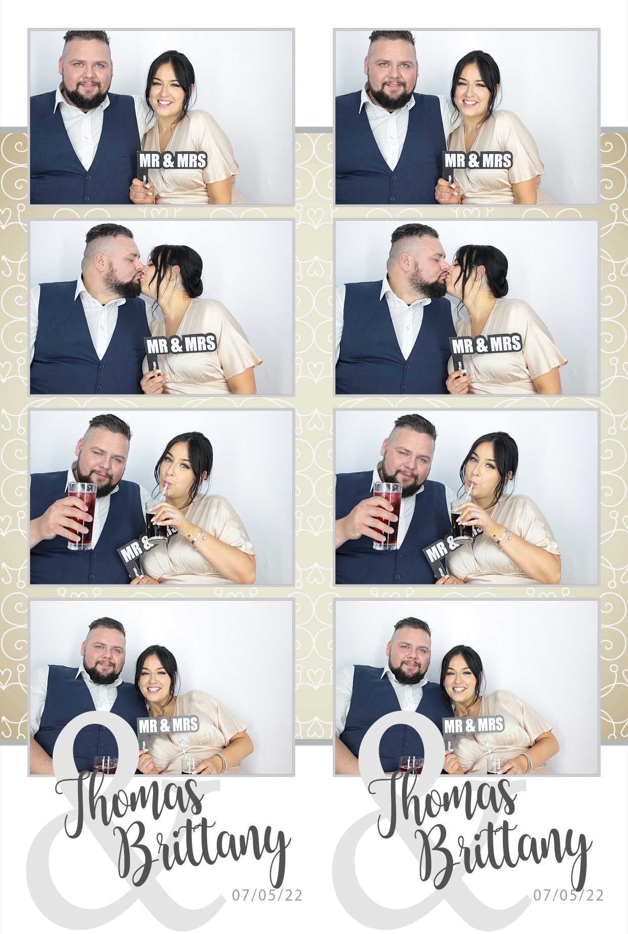 Thomas & brittany's Wedding  | View more photos from the event at gallery.myphotoboothexperience.co.uk/u/MyPhotoBoothExperienceLtd/Thomas-brittanys-Wedding