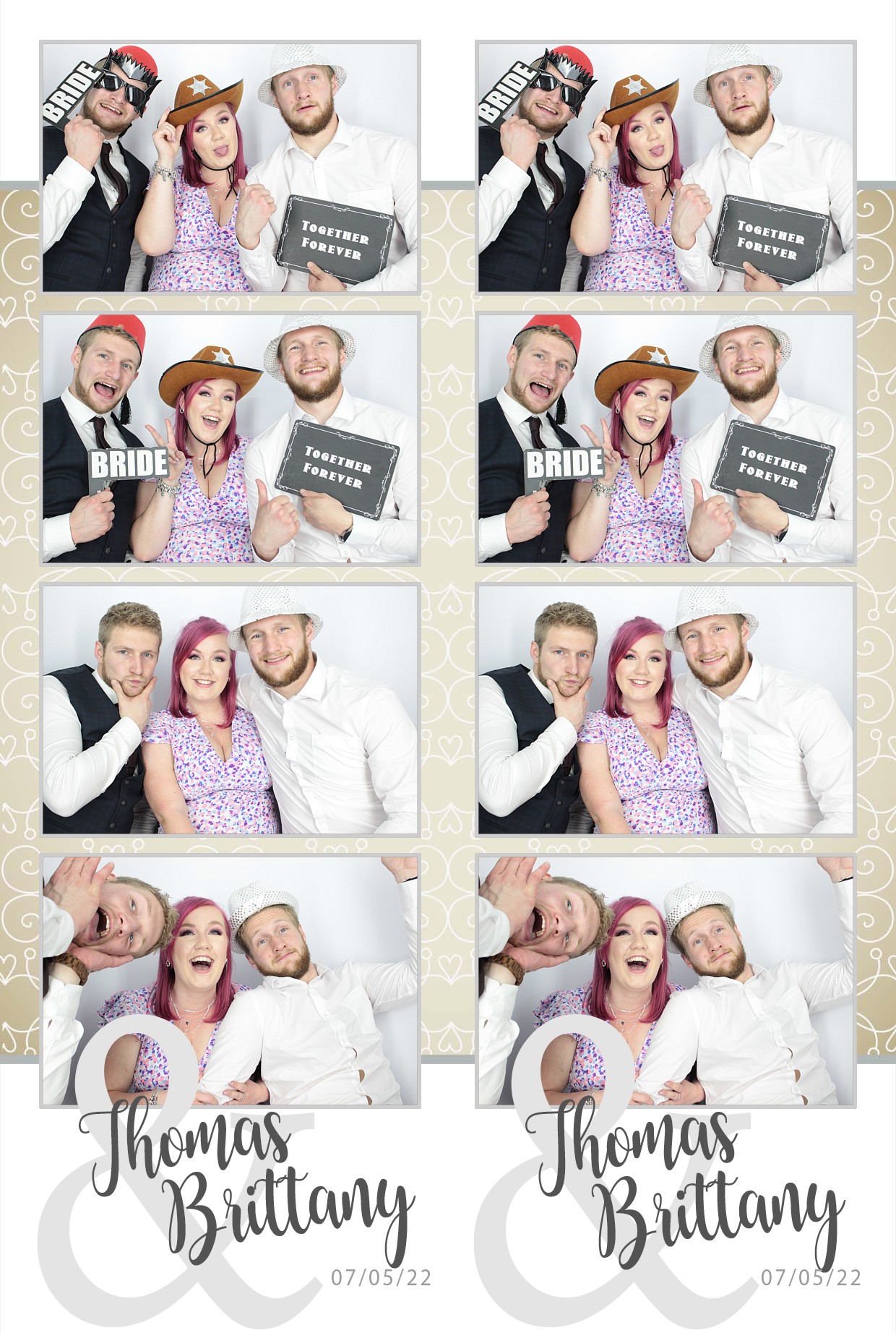 Thomas & brittany's Wedding  | View more photos from the event at gallery.myphotoboothexperience.co.uk/u/MyPhotoBoothExperienceLtd/Thomas-brittanys-Wedding