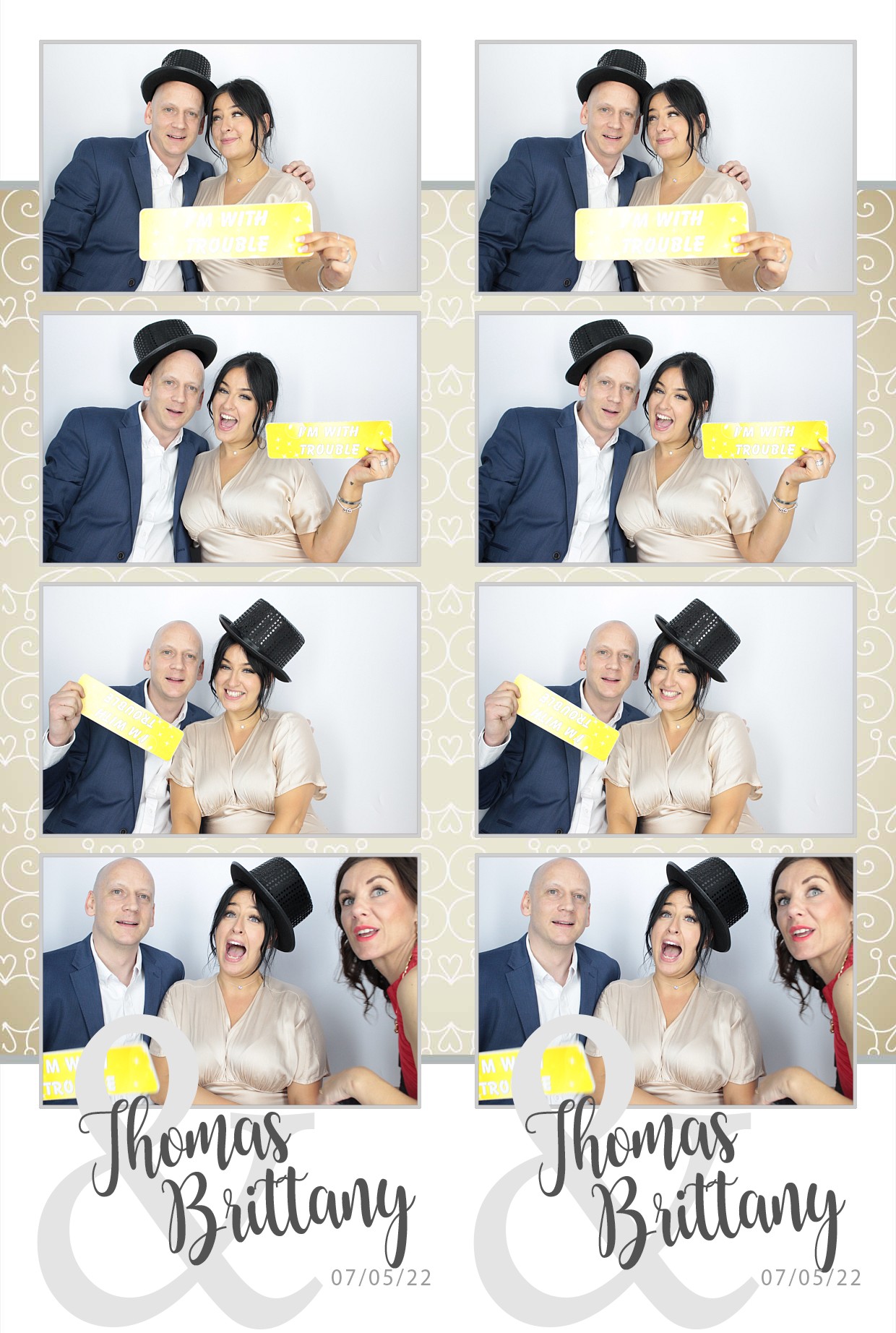 Thomas & brittany's Wedding  | View more photos from the event at gallery.myphotoboothexperience.co.uk/u/MyPhotoBoothExperienceLtd/Thomas-brittanys-Wedding