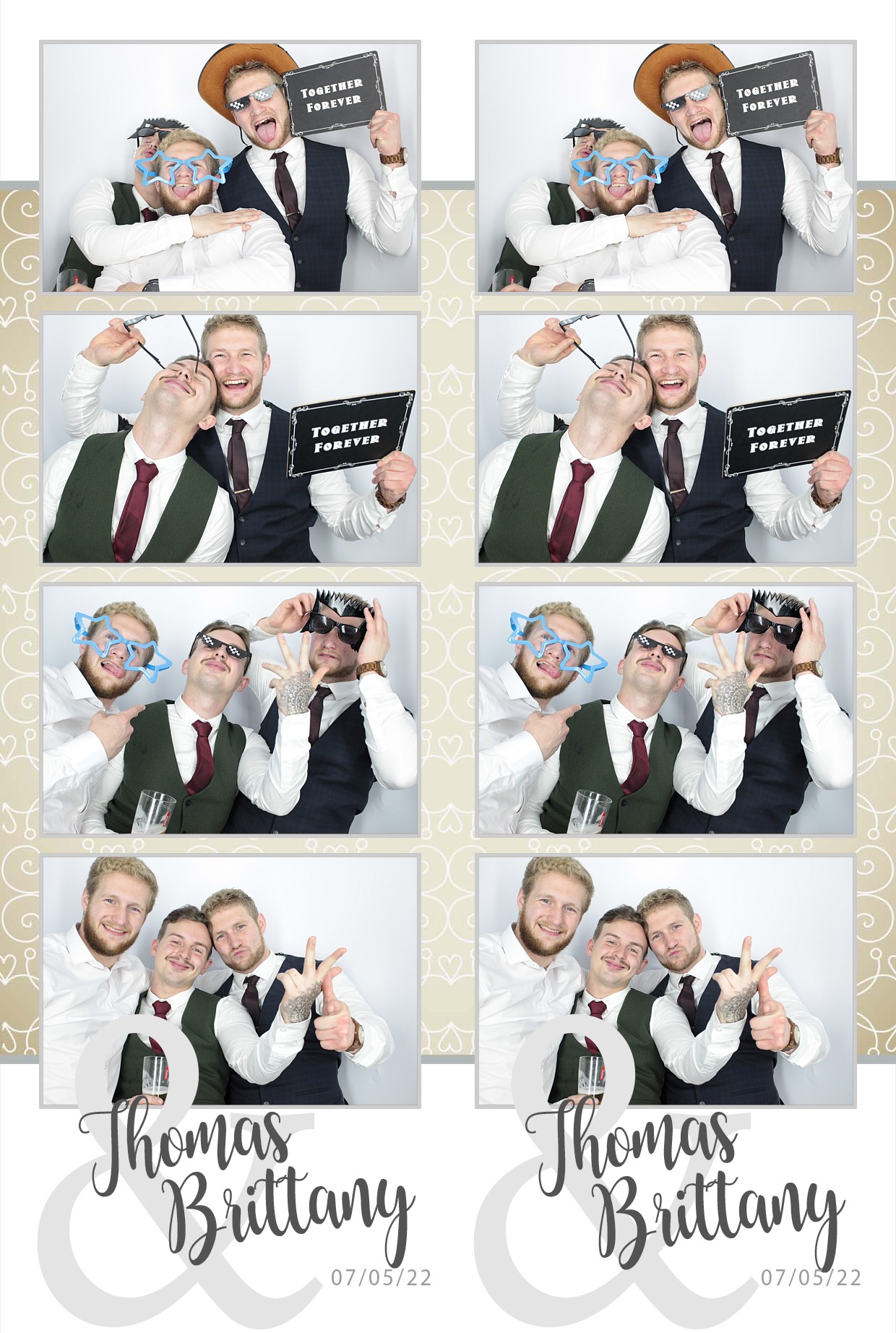 Thomas & brittany's Wedding  | View more photos from the event at gallery.myphotoboothexperience.co.uk/u/MyPhotoBoothExperienceLtd/Thomas-brittanys-Wedding