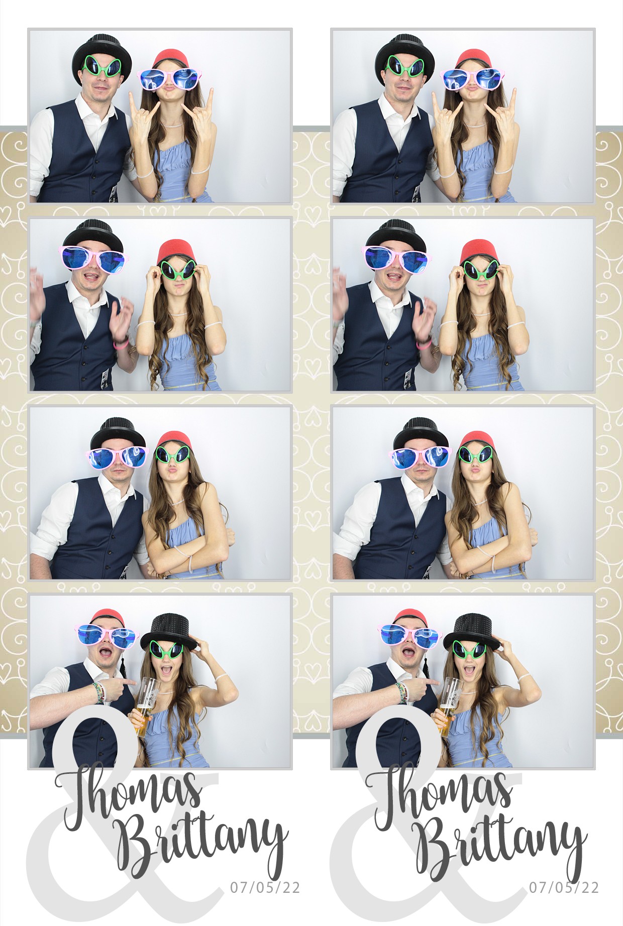 Thomas & brittany's Wedding  | View more photos from the event at gallery.myphotoboothexperience.co.uk/u/MyPhotoBoothExperienceLtd/Thomas-brittanys-Wedding