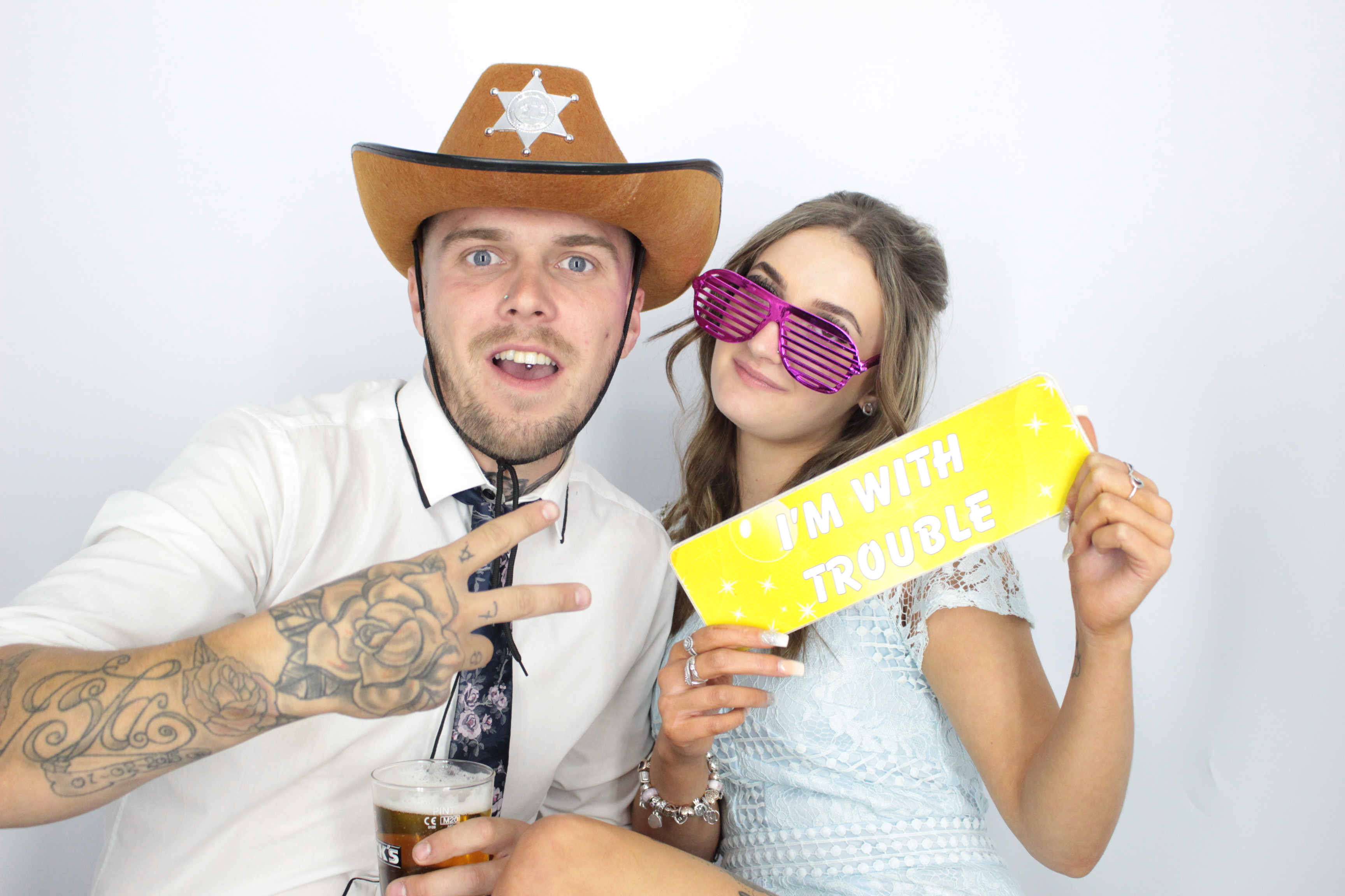 Thomas & brittany's Wedding  | View more photos from the event at gallery.myphotoboothexperience.co.uk/u/MyPhotoBoothExperienceLtd/Thomas-brittanys-Wedding
