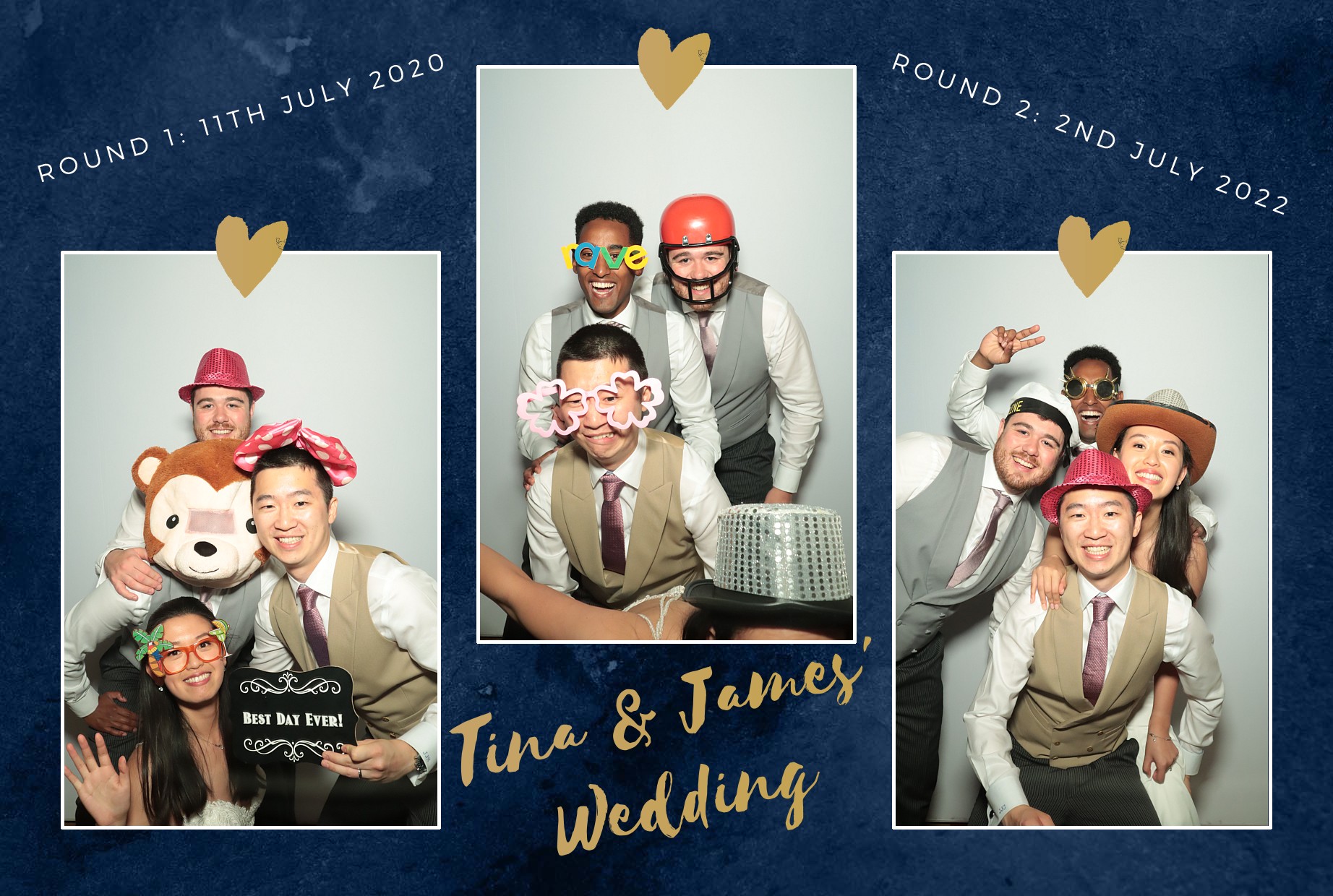 Tina and James's Wedding  | View more photos from the event at gallery.myphotoboothexperience.co.uk/u/MyPhotoBoothExperienceLtd/Tina-and-Jamess-Wedding