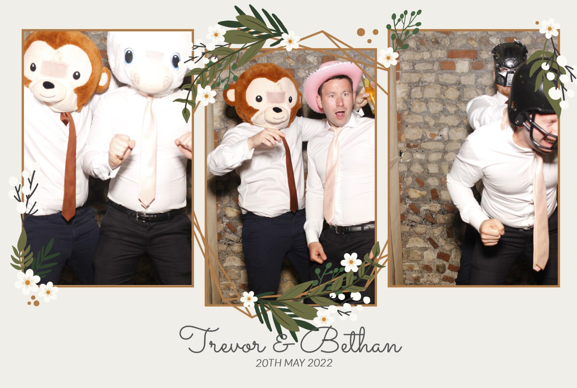 Trevor & Bethan's Wedding  | View more photos from the event at gallery.myphotoboothexperience.co.uk/u/MyPhotoBoothExperienceLtd/Trevor-Bethans-Wedding