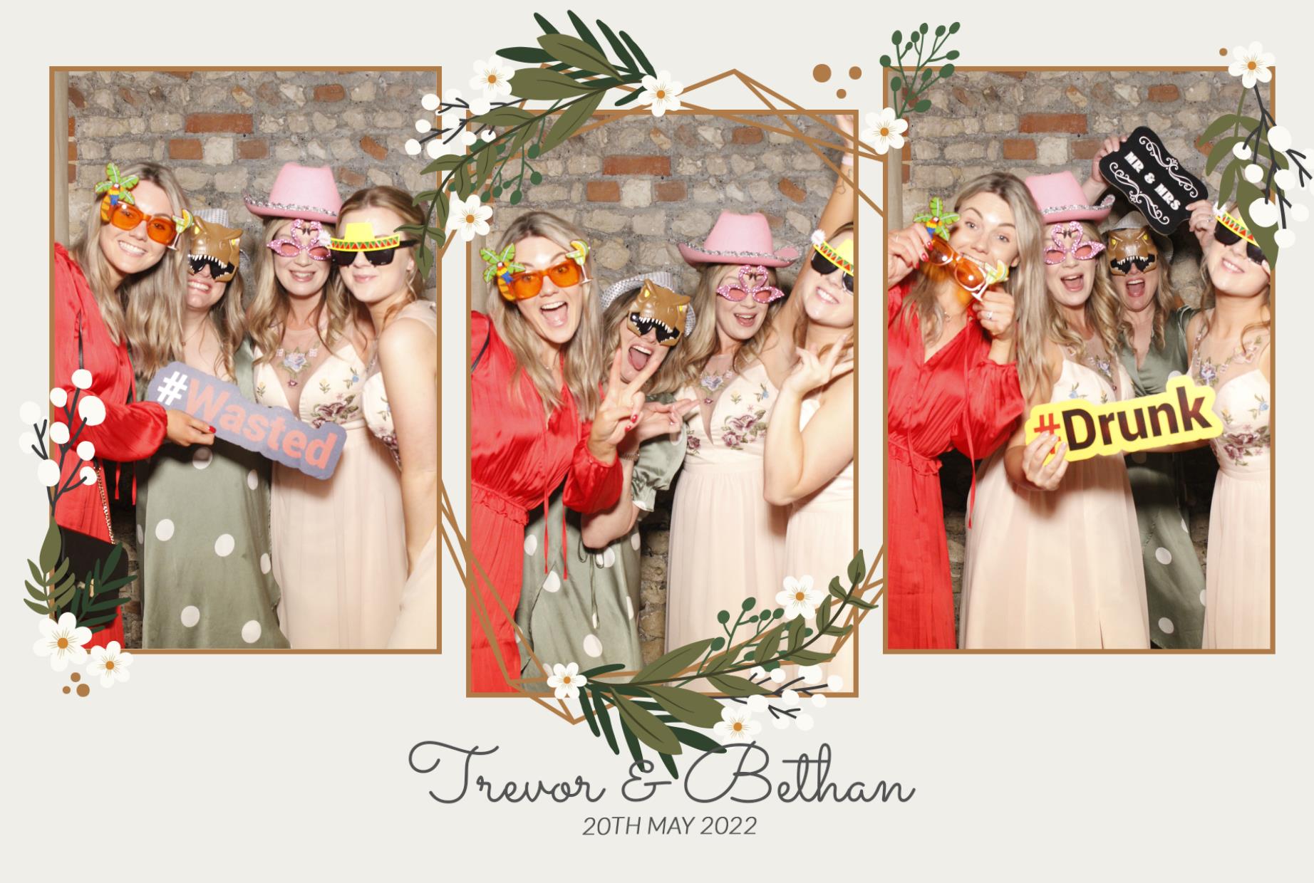 Trevor & Bethan's Wedding  | View more photos from the event at gallery.myphotoboothexperience.co.uk/u/MyPhotoBoothExperienceLtd/Trevor-Bethans-Wedding