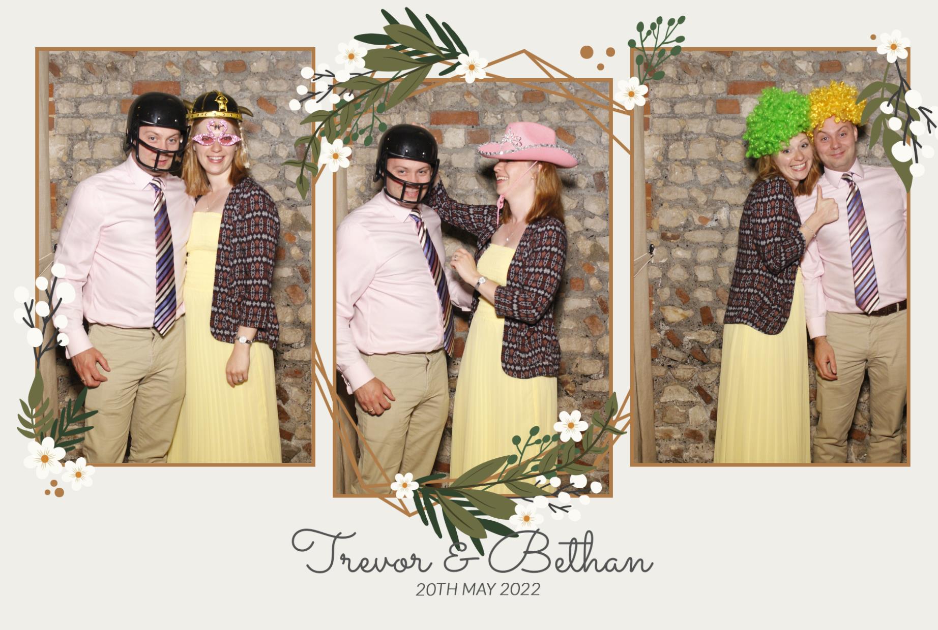 Trevor & Bethan's Wedding  | View more photos from the event at gallery.myphotoboothexperience.co.uk/u/MyPhotoBoothExperienceLtd/Trevor-Bethans-Wedding