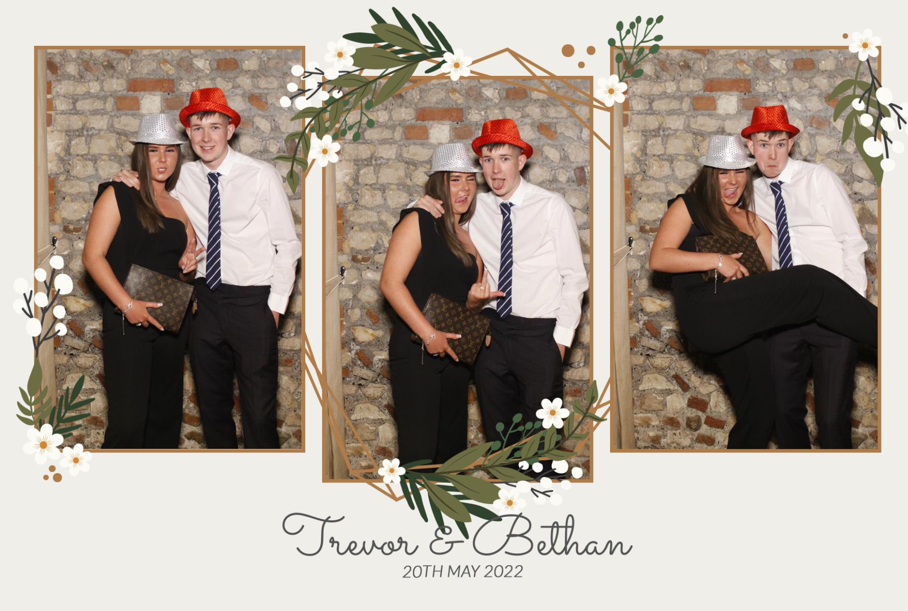 Trevor & Bethan's Wedding  | View more photos from the event at gallery.myphotoboothexperience.co.uk/u/MyPhotoBoothExperienceLtd/Trevor-Bethans-Wedding