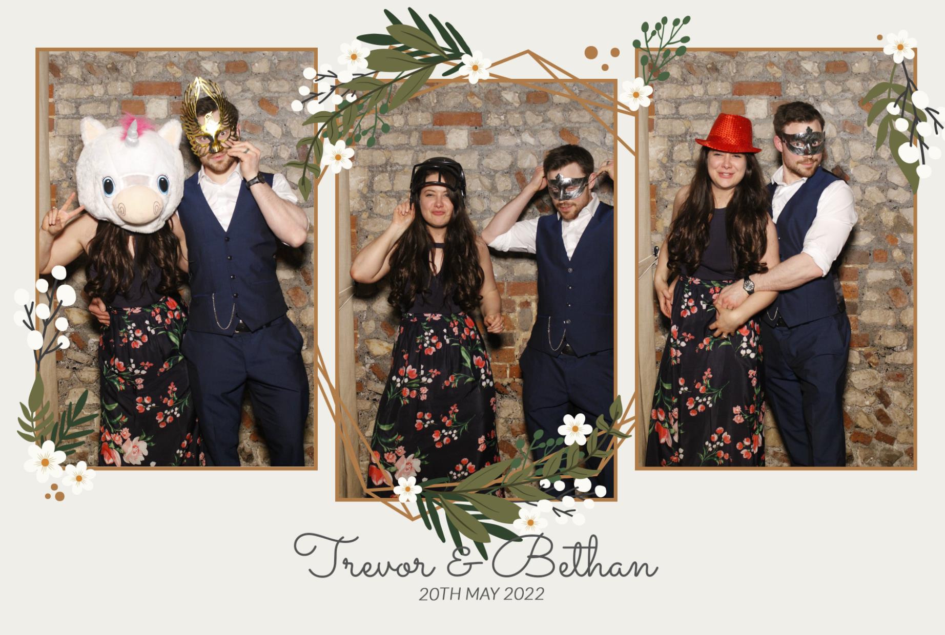 Trevor & Bethan's Wedding  | View more photos from the event at gallery.myphotoboothexperience.co.uk/u/MyPhotoBoothExperienceLtd/Trevor-Bethans-Wedding