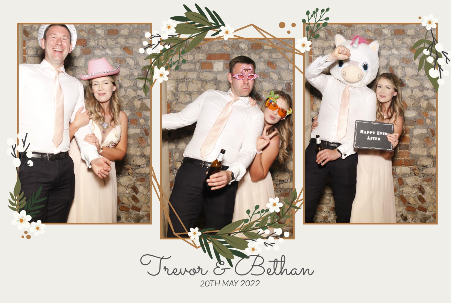 Trevor & Bethan's Wedding  | View more photos from the event at gallery.myphotoboothexperience.co.uk/u/MyPhotoBoothExperienceLtd/Trevor-Bethans-Wedding