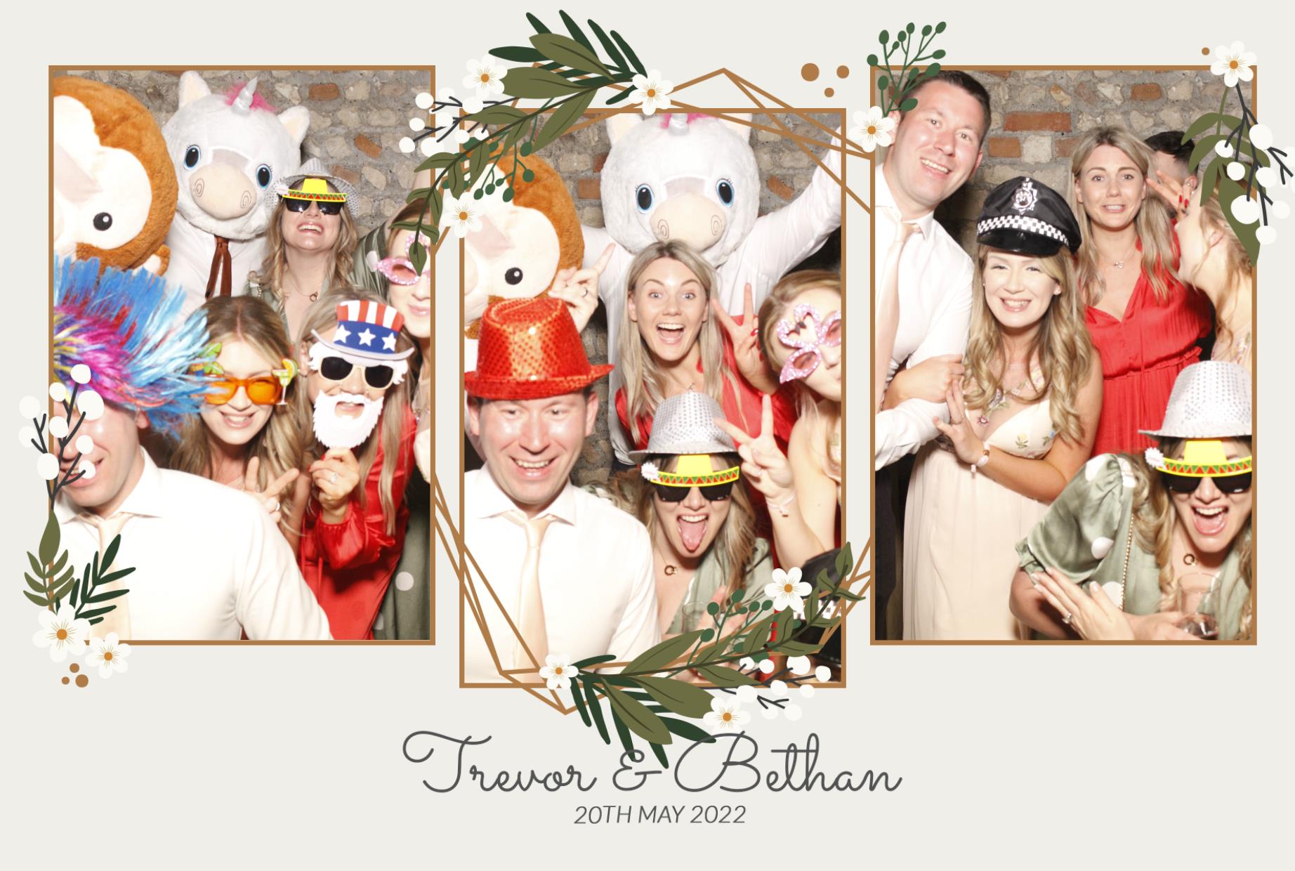Trevor & Bethan's Wedding  | View more photos from the event at gallery.myphotoboothexperience.co.uk/u/MyPhotoBoothExperienceLtd/Trevor-Bethans-Wedding