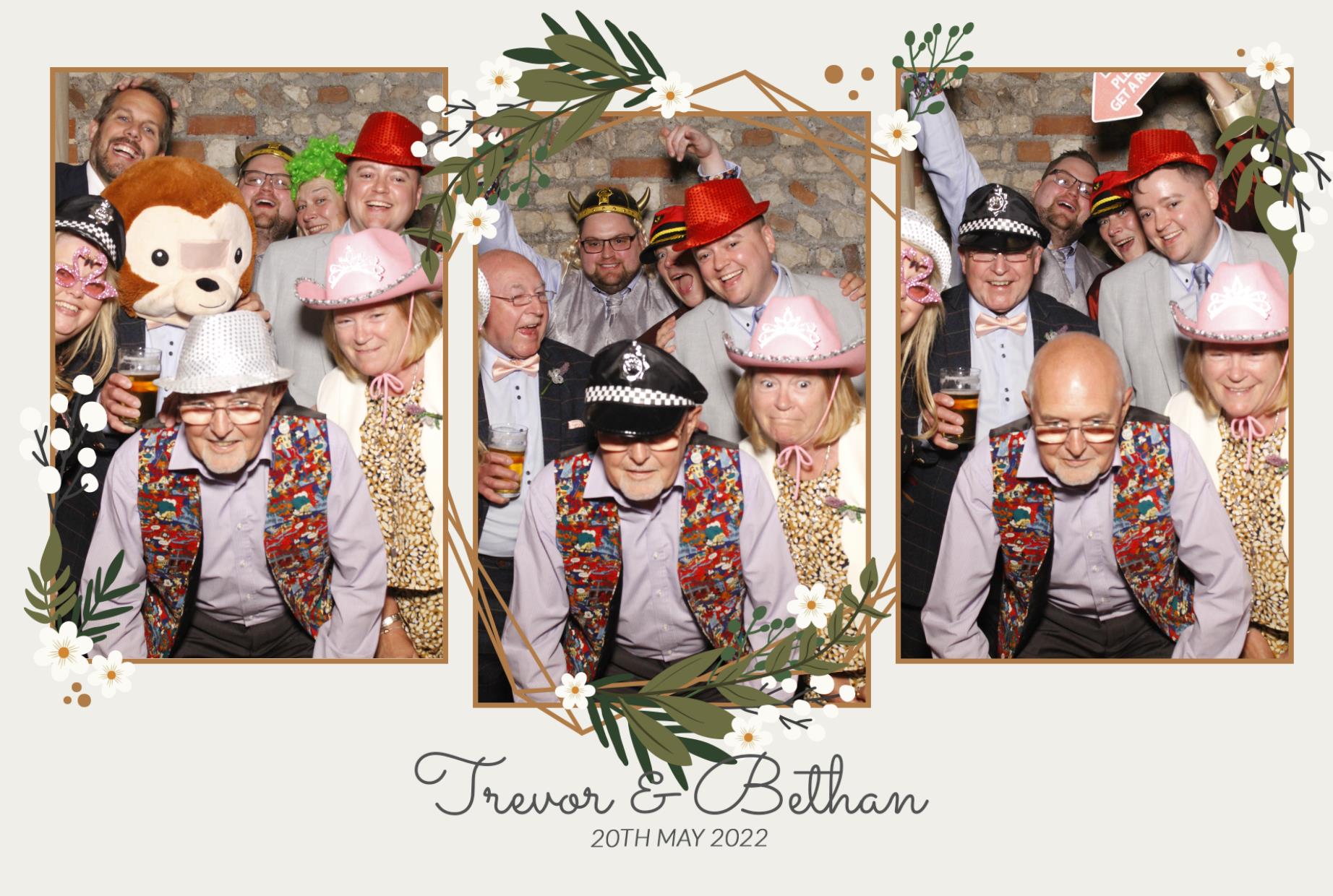 Trevor & Bethan's Wedding  | View more photos from the event at gallery.myphotoboothexperience.co.uk/u/MyPhotoBoothExperienceLtd/Trevor-Bethans-Wedding