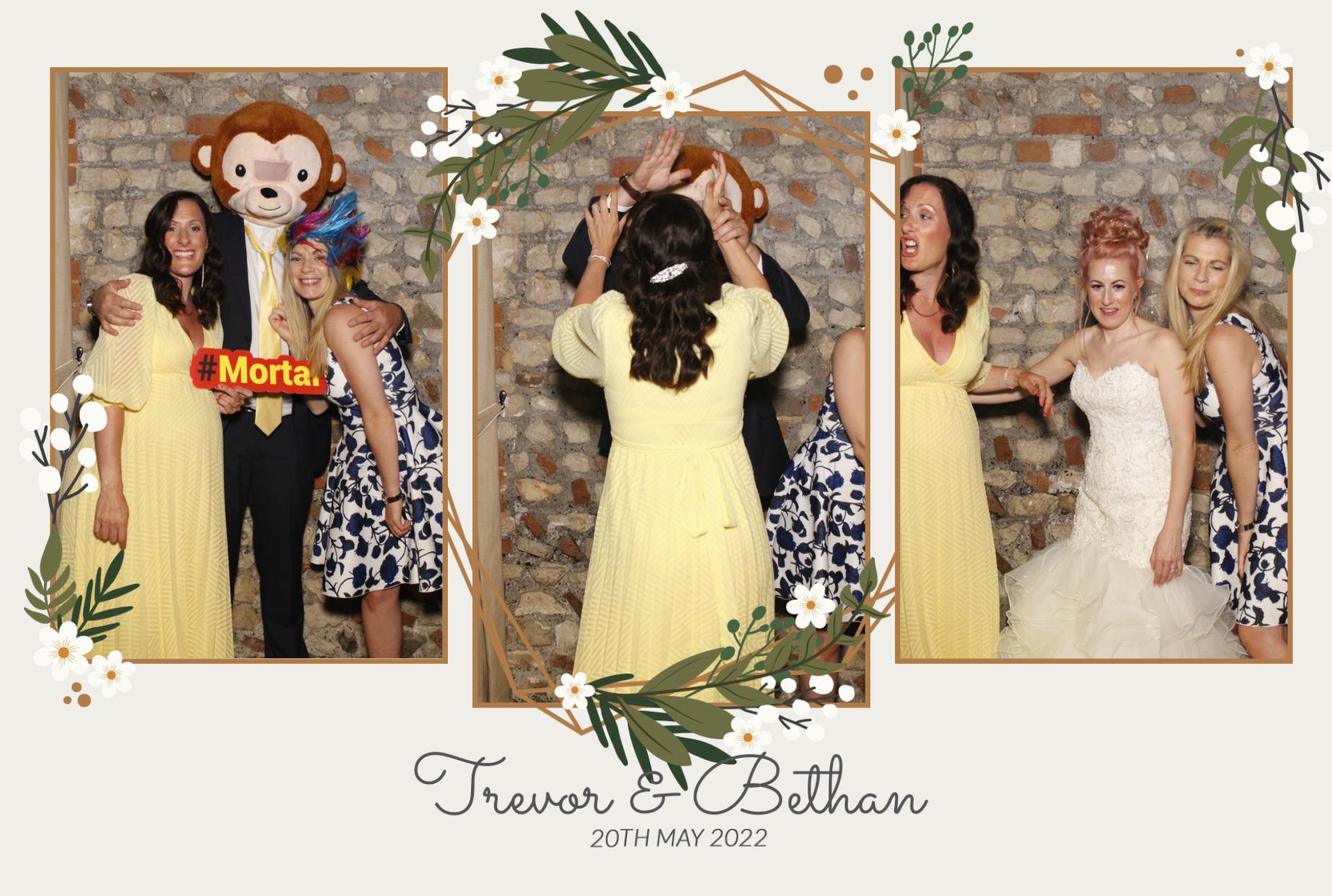 Trevor & Bethan's Wedding  | View more photos from the event at gallery.myphotoboothexperience.co.uk/u/MyPhotoBoothExperienceLtd/Trevor-Bethans-Wedding