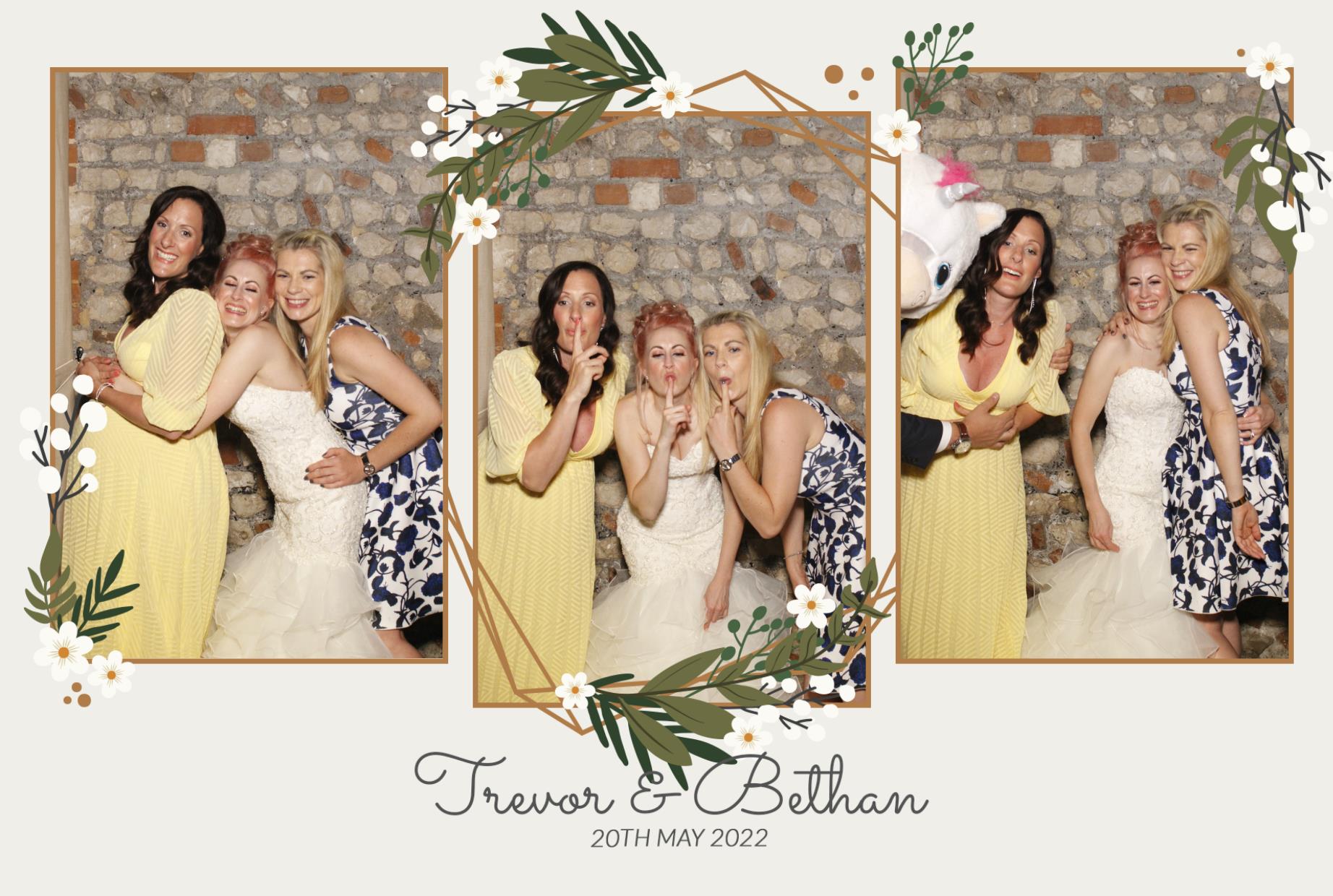 Trevor & Bethan's Wedding  | View more photos from the event at gallery.myphotoboothexperience.co.uk/u/MyPhotoBoothExperienceLtd/Trevor-Bethans-Wedding
