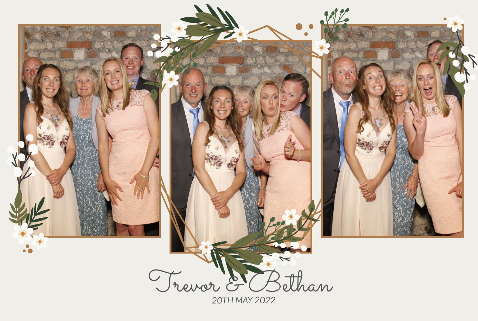 Trevor & Bethan's Wedding  | View more photos from the event at gallery.myphotoboothexperience.co.uk/u/MyPhotoBoothExperienceLtd/Trevor-Bethans-Wedding