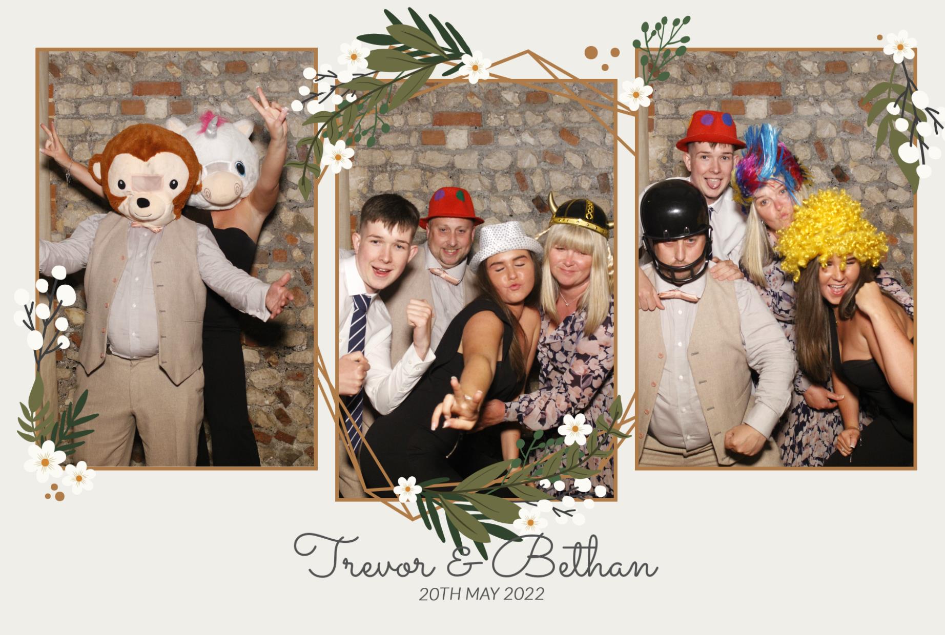 Trevor & Bethan's Wedding  | View more photos from the event at gallery.myphotoboothexperience.co.uk/u/MyPhotoBoothExperienceLtd/Trevor-Bethans-Wedding