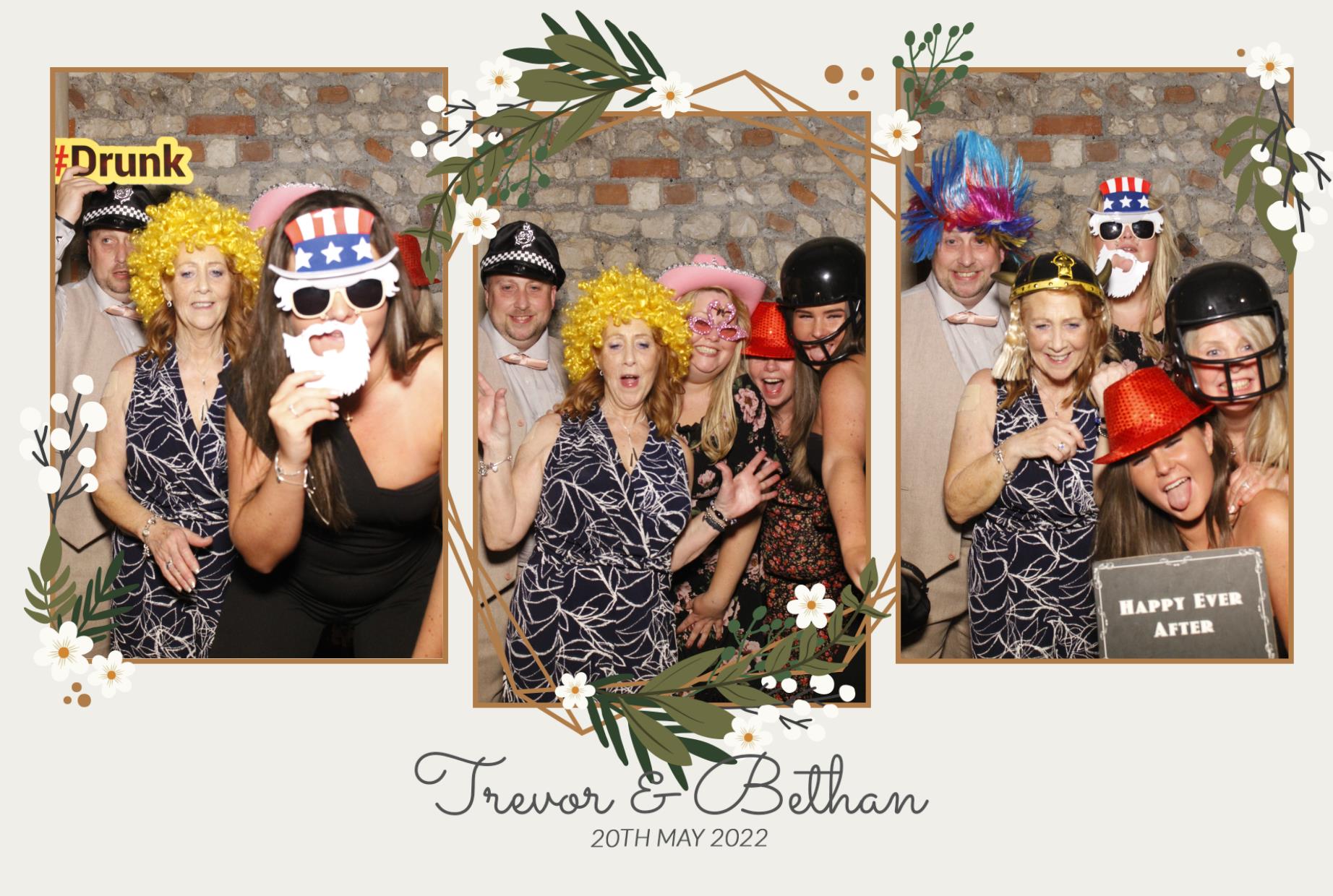 Trevor & Bethan's Wedding  | View more photos from the event at gallery.myphotoboothexperience.co.uk/u/MyPhotoBoothExperienceLtd/Trevor-Bethans-Wedding