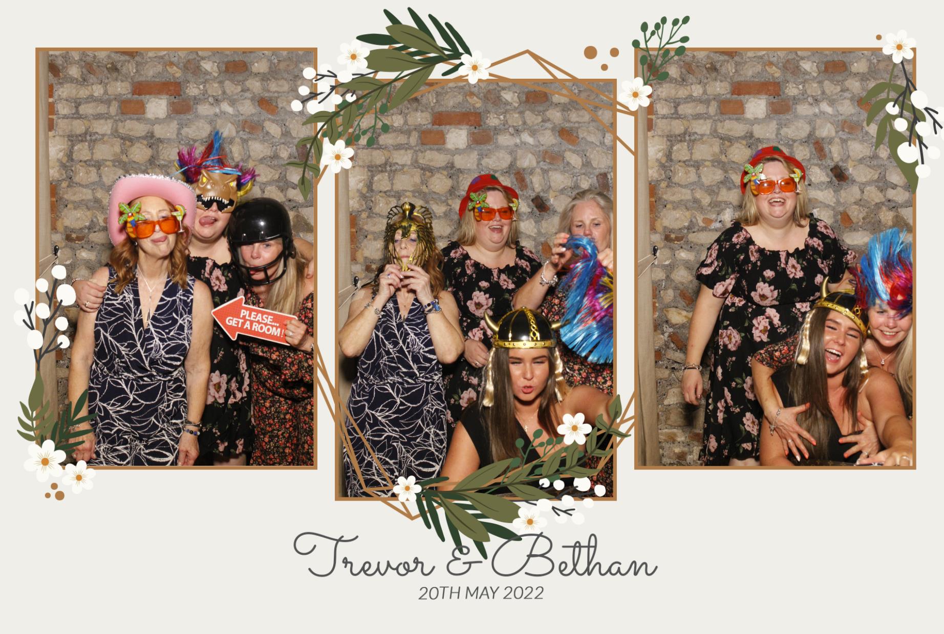 Trevor & Bethan's Wedding  | View more photos from the event at gallery.myphotoboothexperience.co.uk/u/MyPhotoBoothExperienceLtd/Trevor-Bethans-Wedding