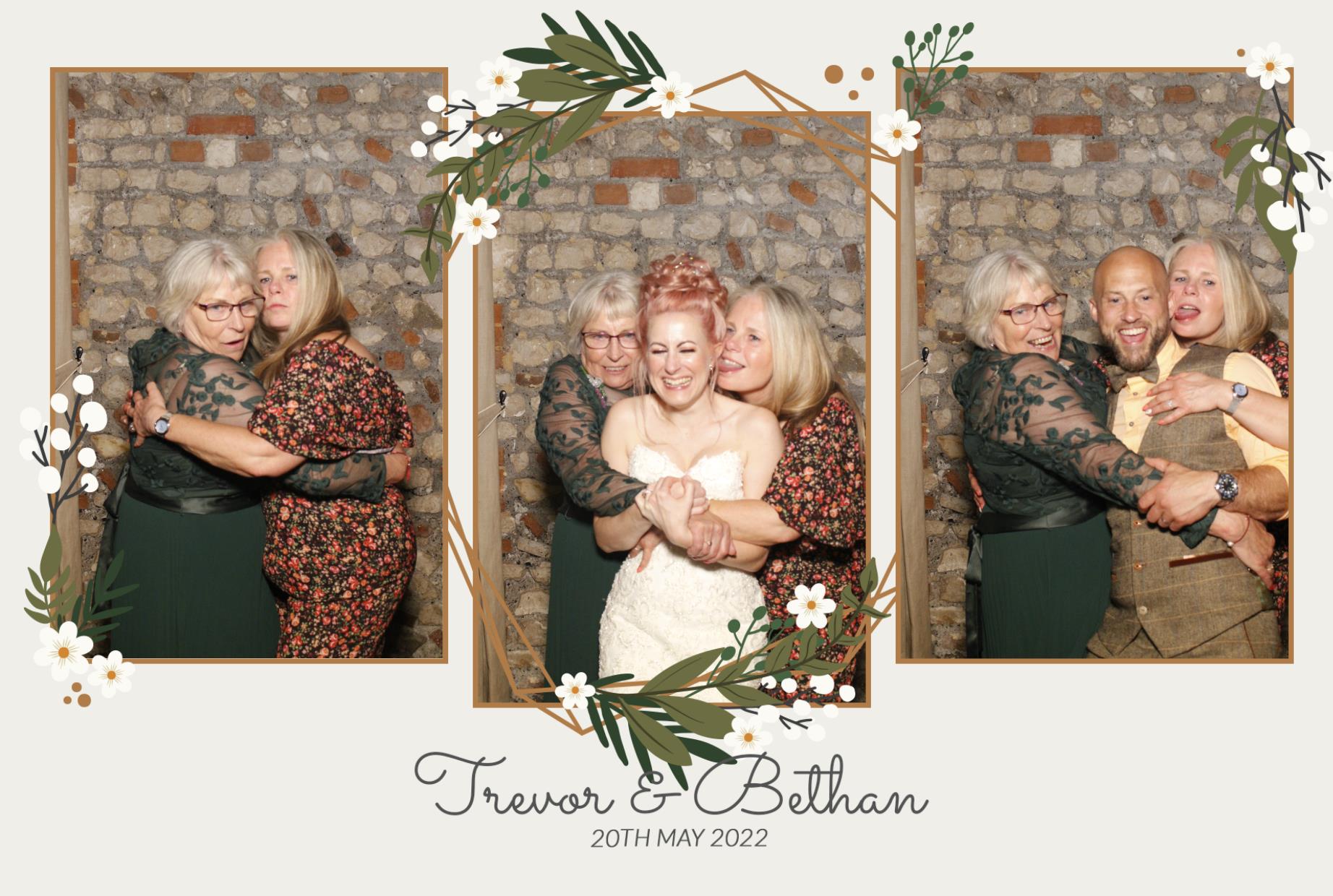 Trevor & Bethan's Wedding  | View more photos from the event at gallery.myphotoboothexperience.co.uk/u/MyPhotoBoothExperienceLtd/Trevor-Bethans-Wedding