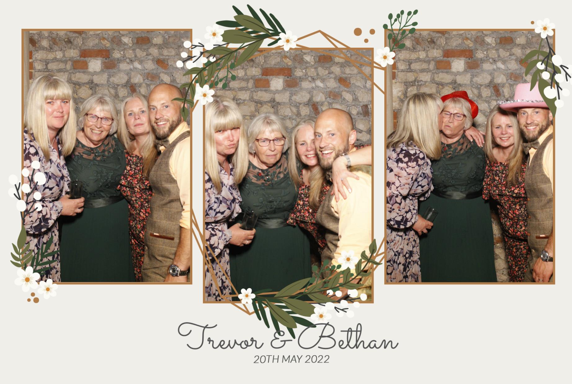 Trevor & Bethan's Wedding  | View more photos from the event at gallery.myphotoboothexperience.co.uk/u/MyPhotoBoothExperienceLtd/Trevor-Bethans-Wedding