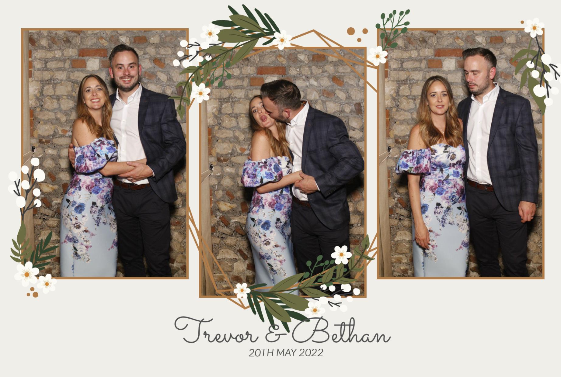 Trevor & Bethan's Wedding  | View more photos from the event at gallery.myphotoboothexperience.co.uk/u/MyPhotoBoothExperienceLtd/Trevor-Bethans-Wedding