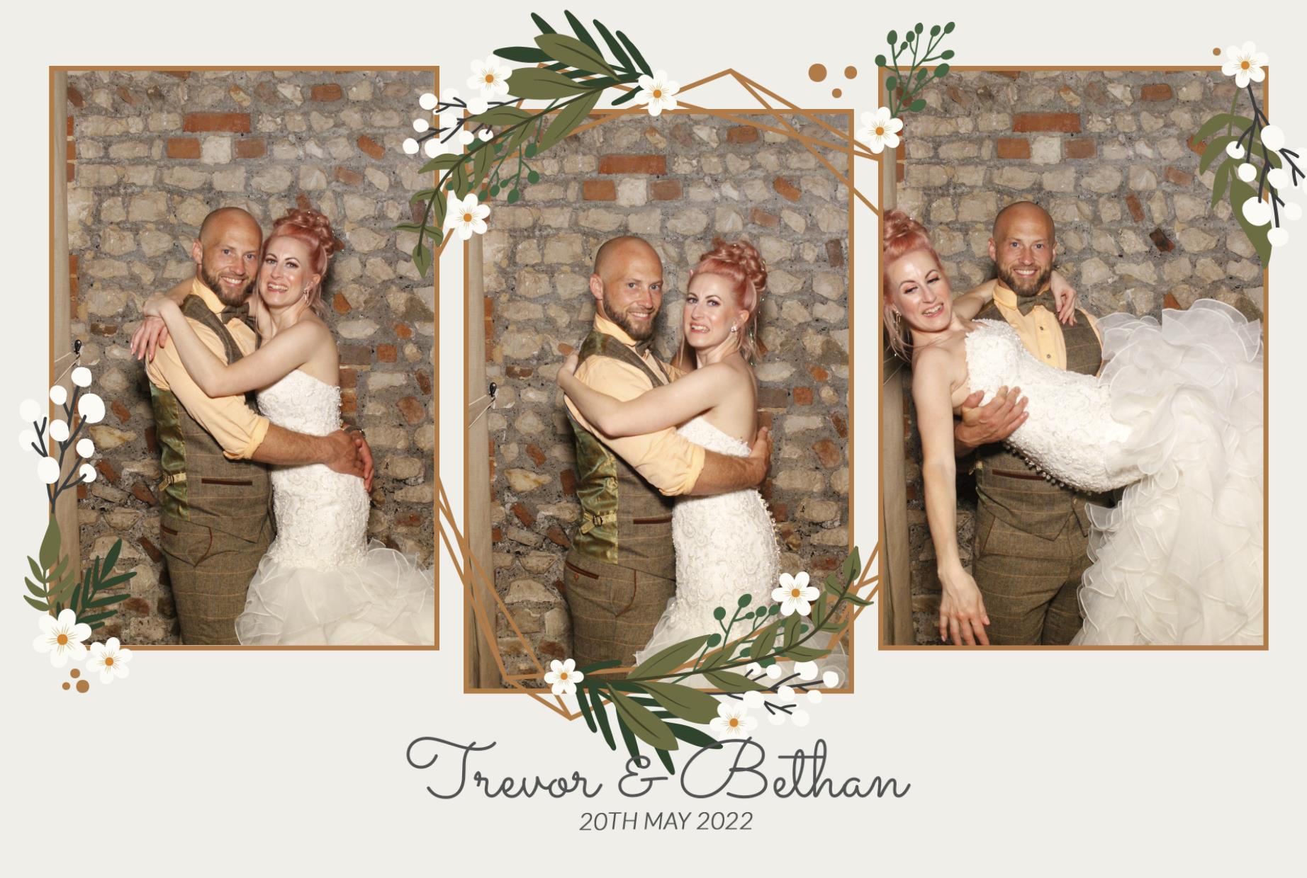 Trevor & Bethan's Wedding  | View more photos from the event at gallery.myphotoboothexperience.co.uk/u/MyPhotoBoothExperienceLtd/Trevor-Bethans-Wedding