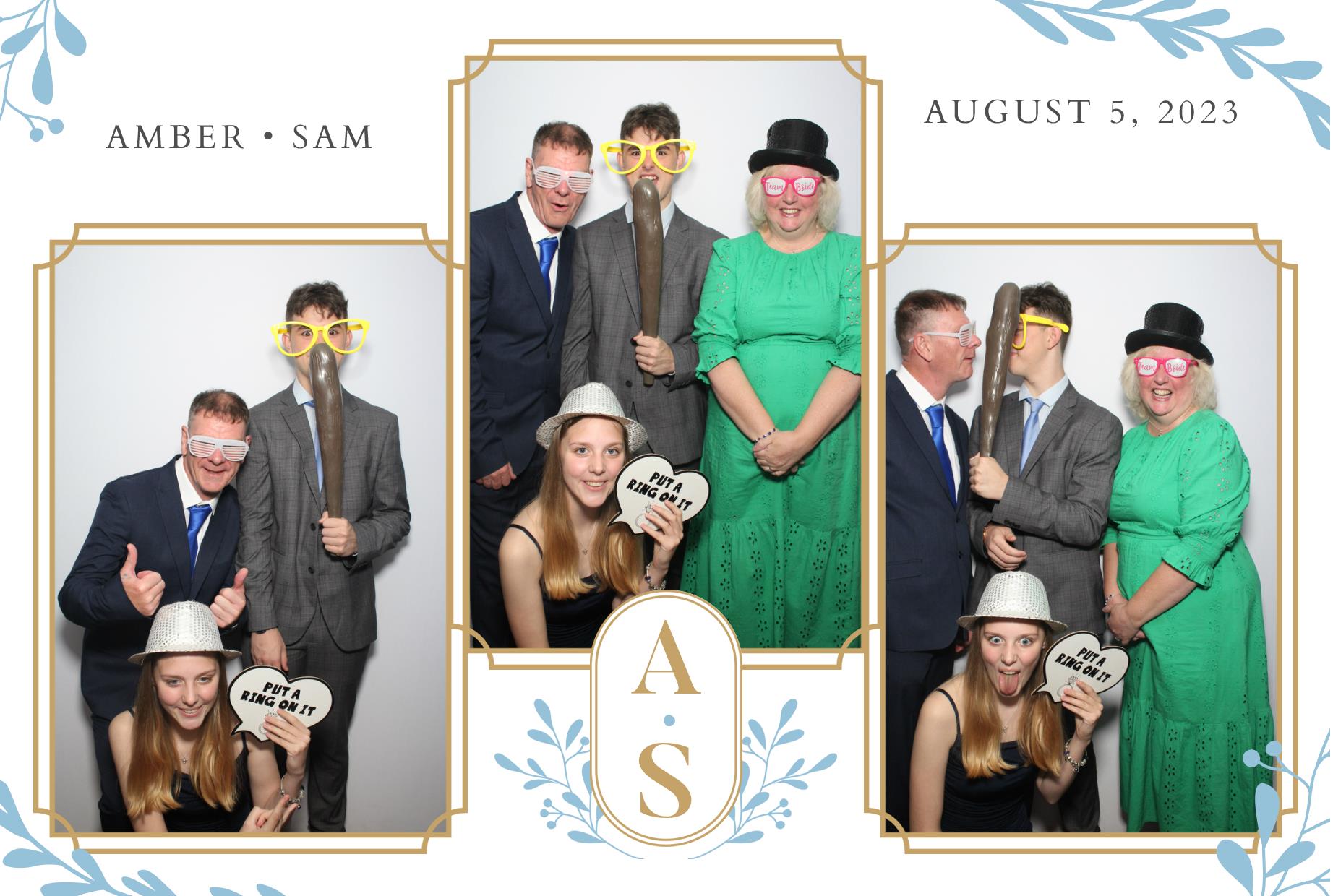 Amber & Sam's Wedding  | View more photos from the event at gallery.myphotoboothexperience.co.uk/u/MyPhotoBoothExperienceLtd/Amber-Sams-Wedding