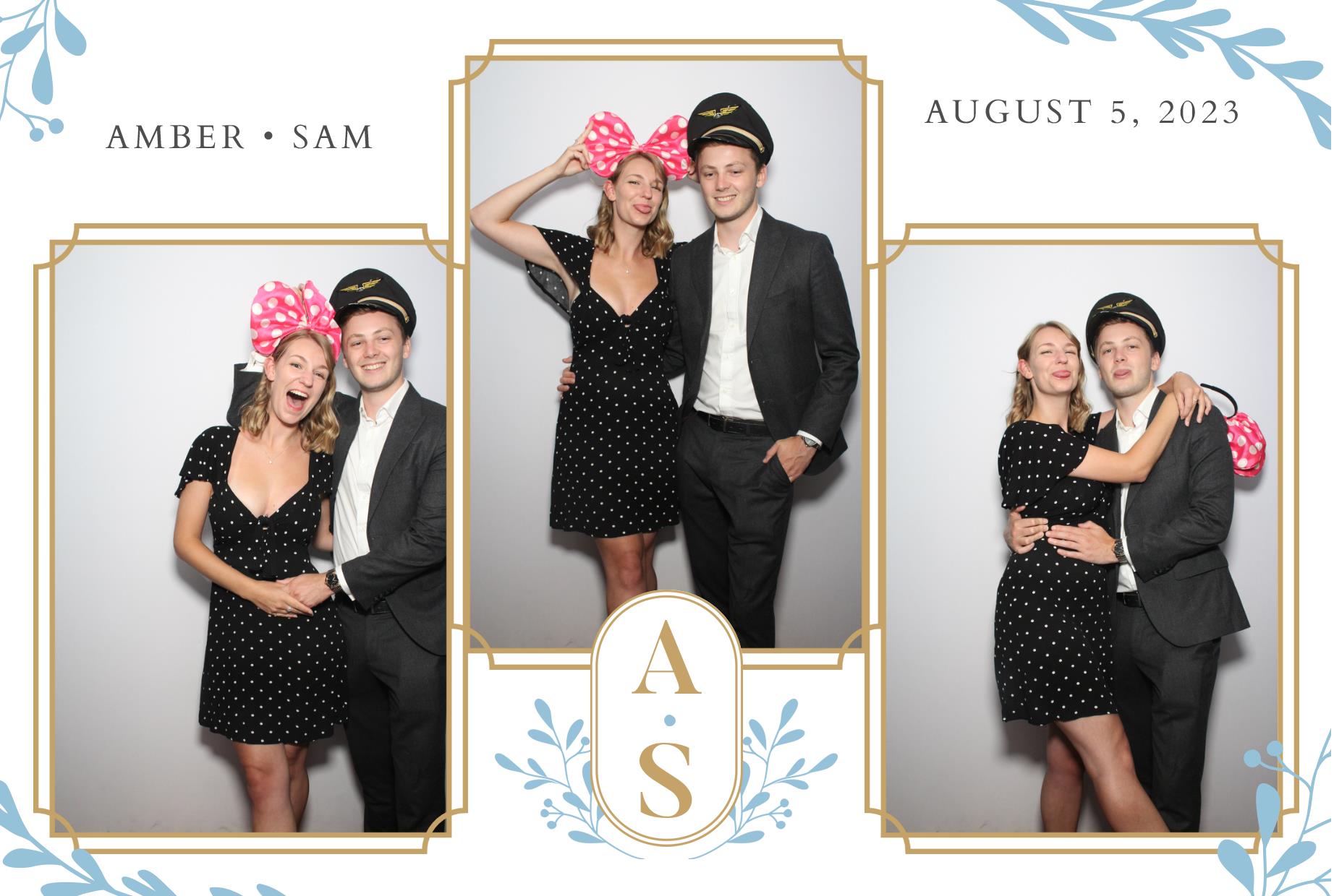 Amber & Sam's Wedding  | View more photos from the event at gallery.myphotoboothexperience.co.uk/u/MyPhotoBoothExperienceLtd/Amber-Sams-Wedding