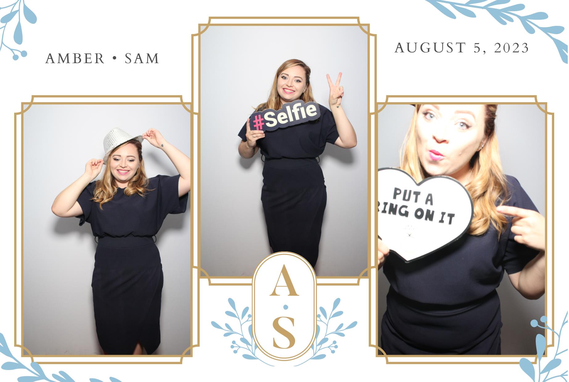 Amber & Sam's Wedding  | View more photos from the event at gallery.myphotoboothexperience.co.uk/u/MyPhotoBoothExperienceLtd/Amber-Sams-Wedding